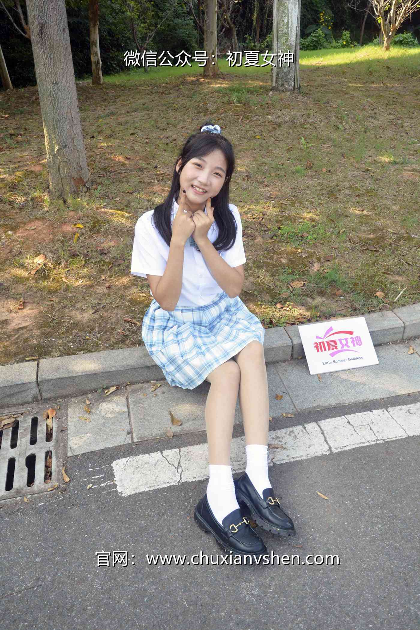 图片[50]-初夏女神 NO.081 点点 我的JK装[140P] – 速更版-美库