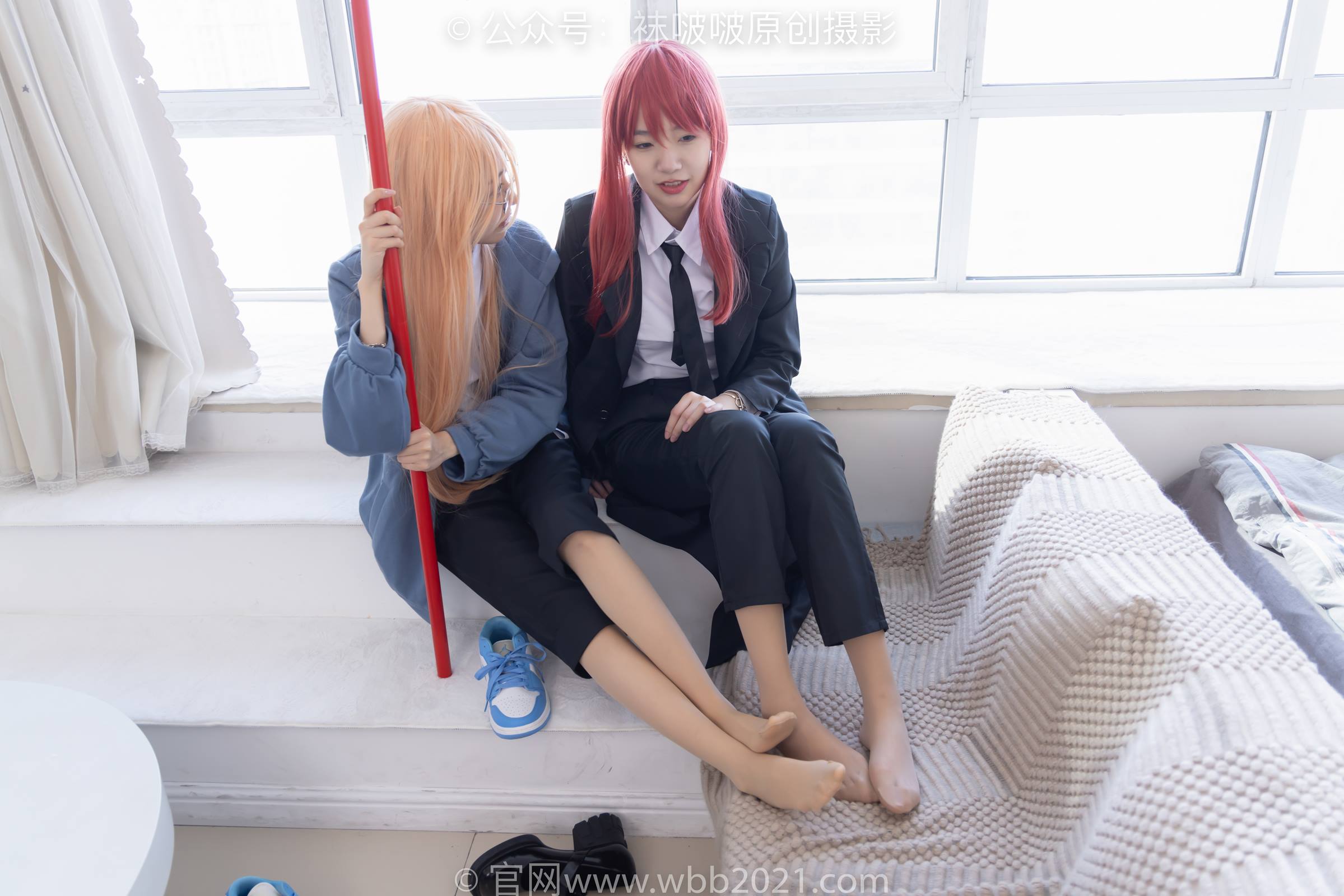 图片[31]-[BoBoSocks袜啵啵]NO.302 小甜豆稚予-三双皮鞋、板鞋、黑丝、两双肉丝、裤里丝[140P] – 速更版-美库