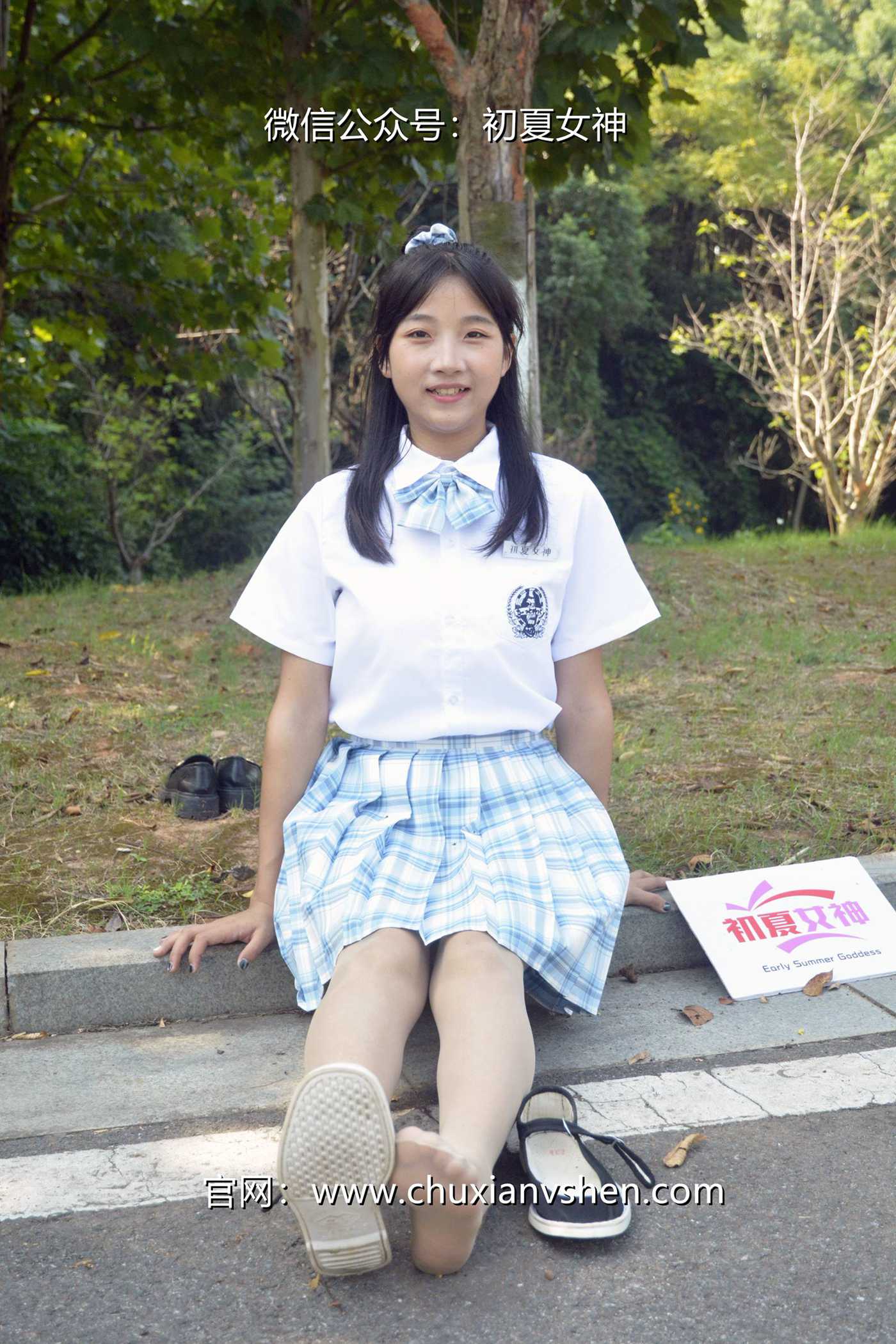 图片[52]-初夏女神 NO.081 点点 我的JK装[140P] – 速更版-美库