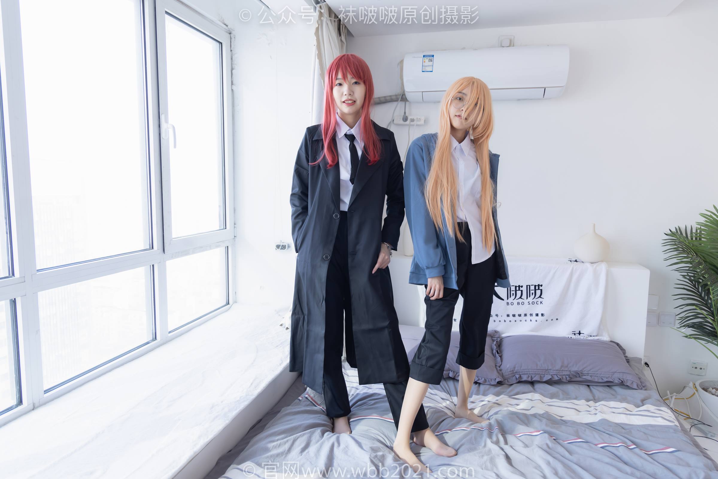 图片[33]-[BoBoSocks袜啵啵]NO.302 小甜豆稚予-三双皮鞋、板鞋、黑丝、两双肉丝、裤里丝[140P] – 速更版-美库