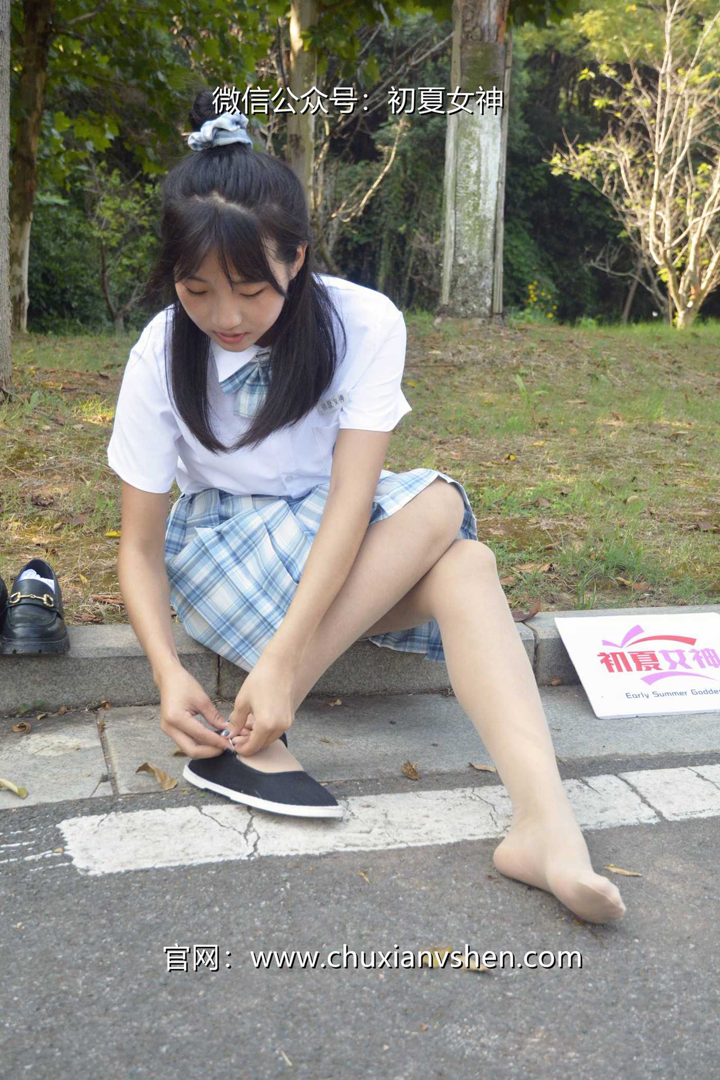 图片[54]-初夏女神 NO.081 点点 我的JK装[140P] – 速更版-美库