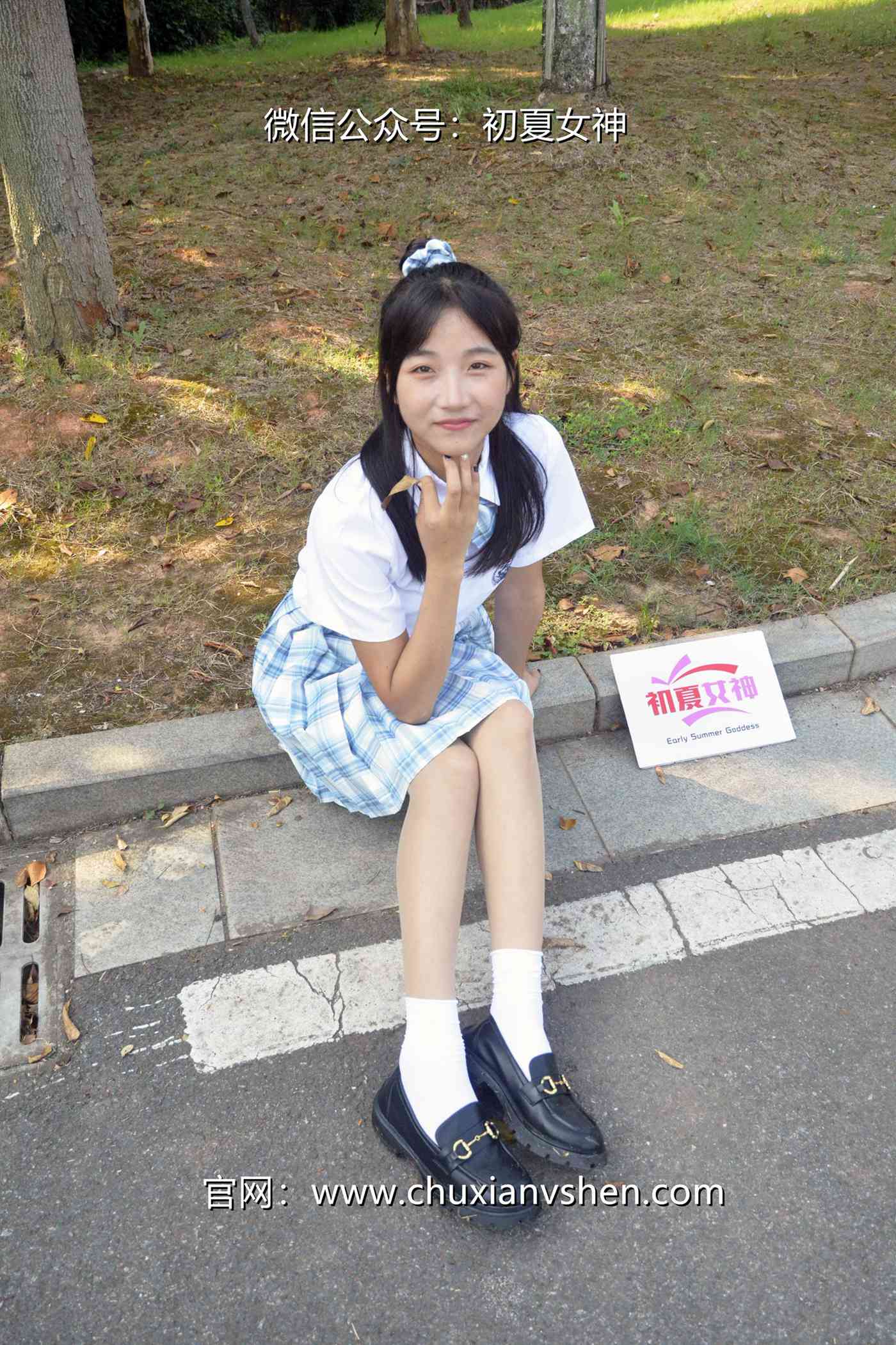 图片[57]-初夏女神 NO.081 点点 我的JK装[140P] – 速更版-美库