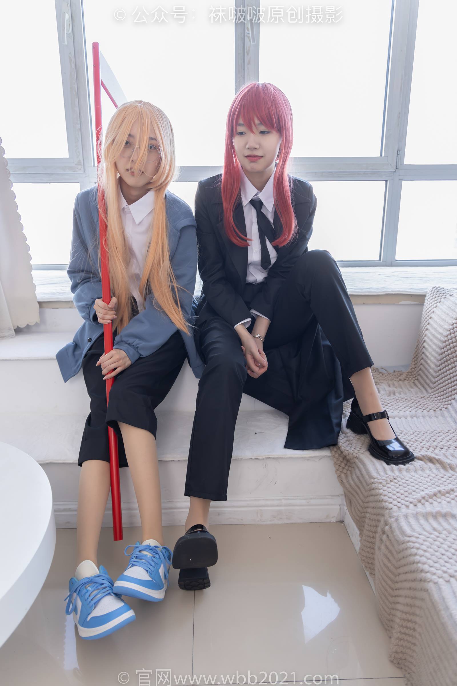 图片[37]-[BoBoSocks袜啵啵]NO.302 小甜豆稚予-三双皮鞋、板鞋、黑丝、两双肉丝、裤里丝[140P] – 速更版-美库