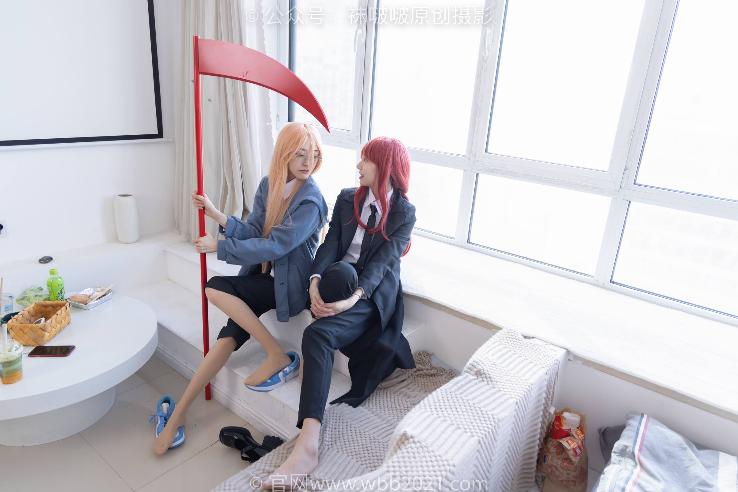 图片[38]-[BoBoSocks袜啵啵]NO.302 小甜豆稚予-三双皮鞋、板鞋、黑丝、两双肉丝、裤里丝[140P] – 速更版-美库