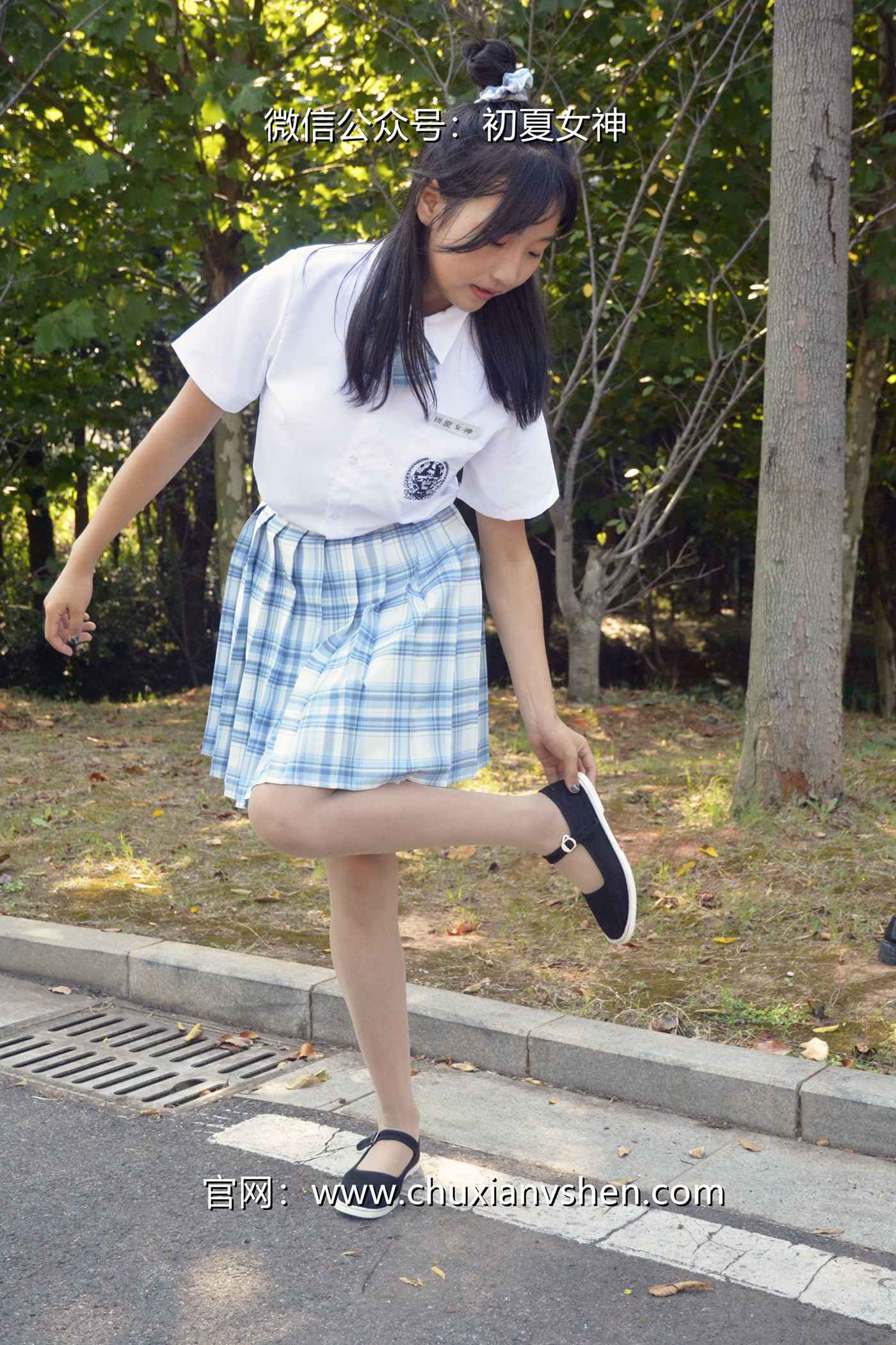 图片[59]-初夏女神 NO.081 点点 我的JK装[140P] – 速更版-美库