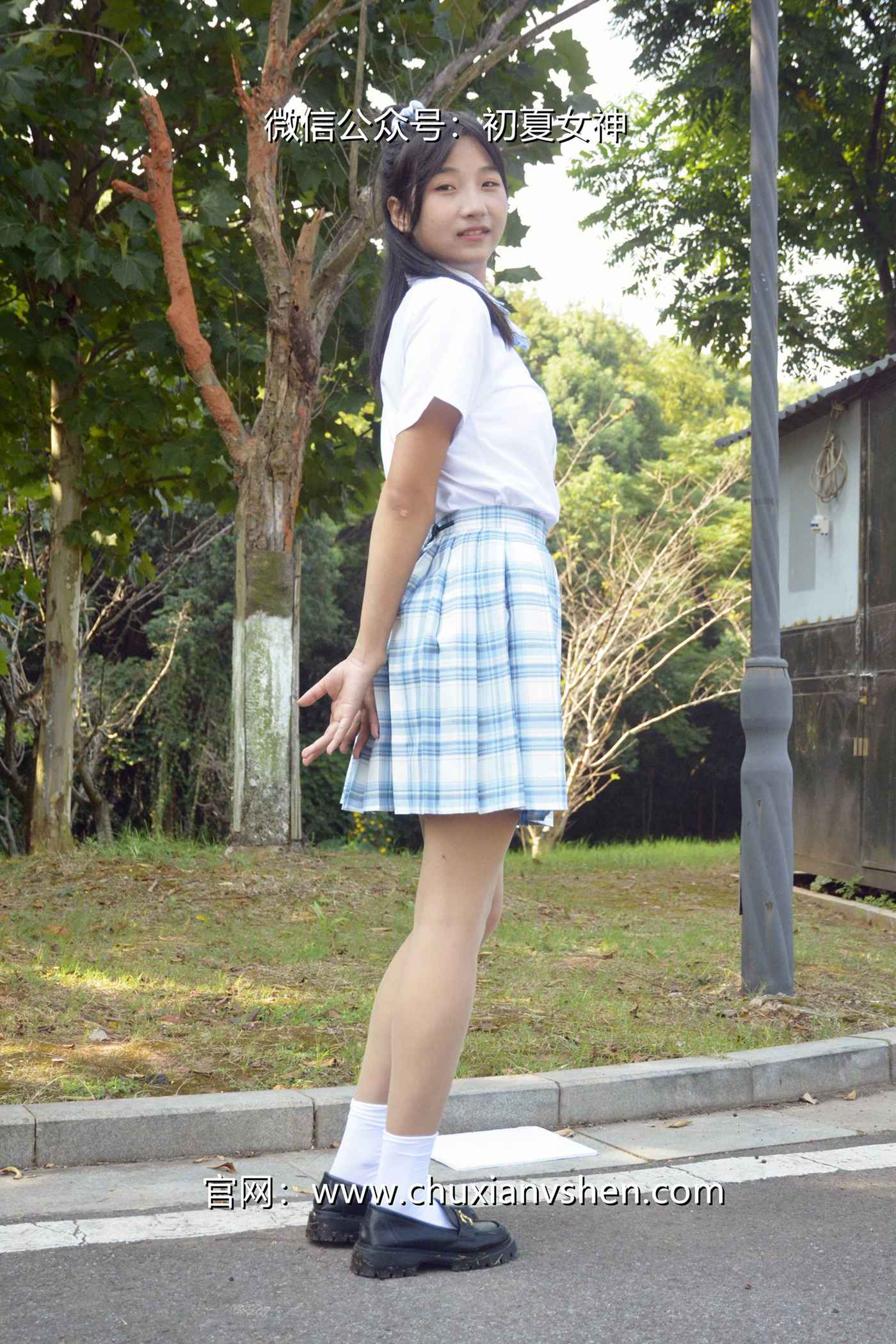 图片[62]-初夏女神 NO.081 点点 我的JK装[140P] – 速更版-美库