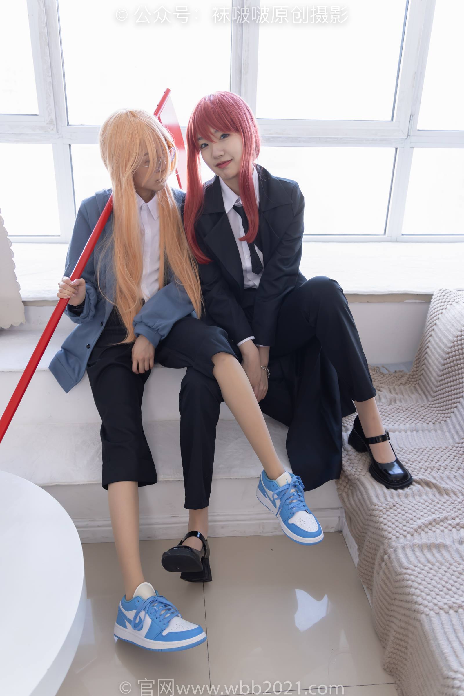 图片[43]-[BoBoSocks袜啵啵]NO.302 小甜豆稚予-三双皮鞋、板鞋、黑丝、两双肉丝、裤里丝[140P] – 速更版-美库