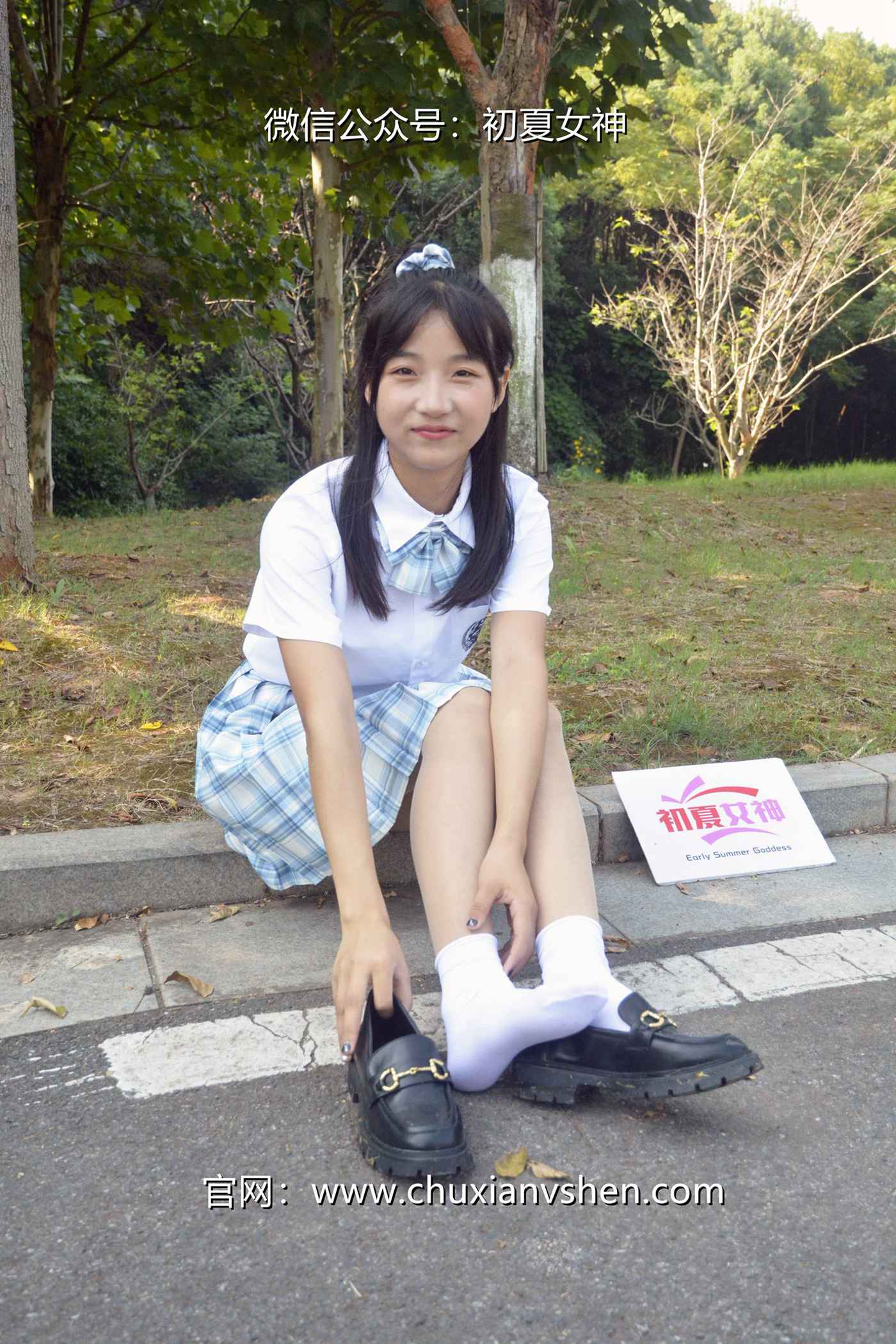 图片[65]-初夏女神 NO.081 点点 我的JK装[140P] – 速更版-美库