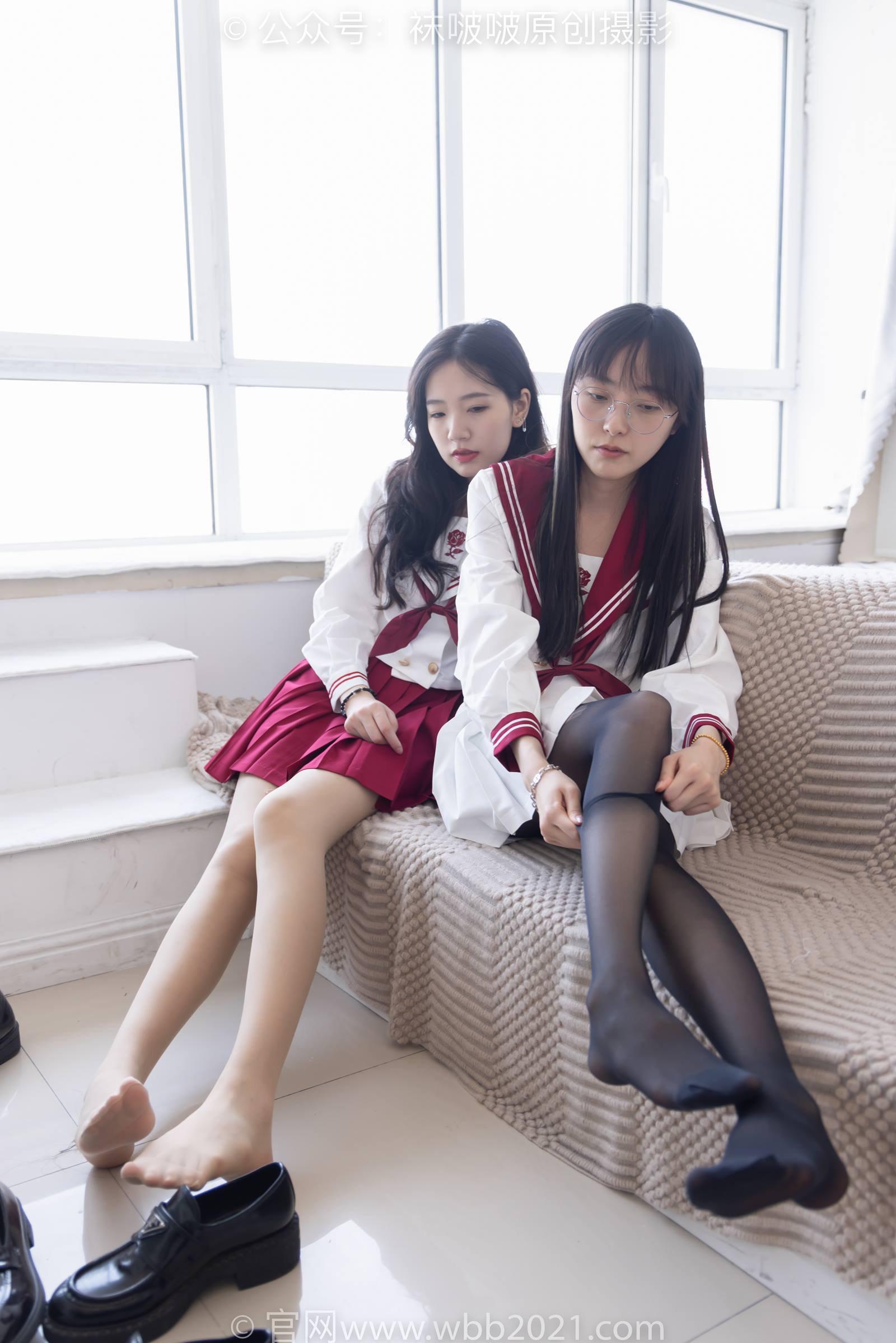 图片[44]-[BoBoSocks袜啵啵]NO.302 小甜豆稚予-三双皮鞋、板鞋、黑丝、两双肉丝、裤里丝[140P] – 速更版-美库