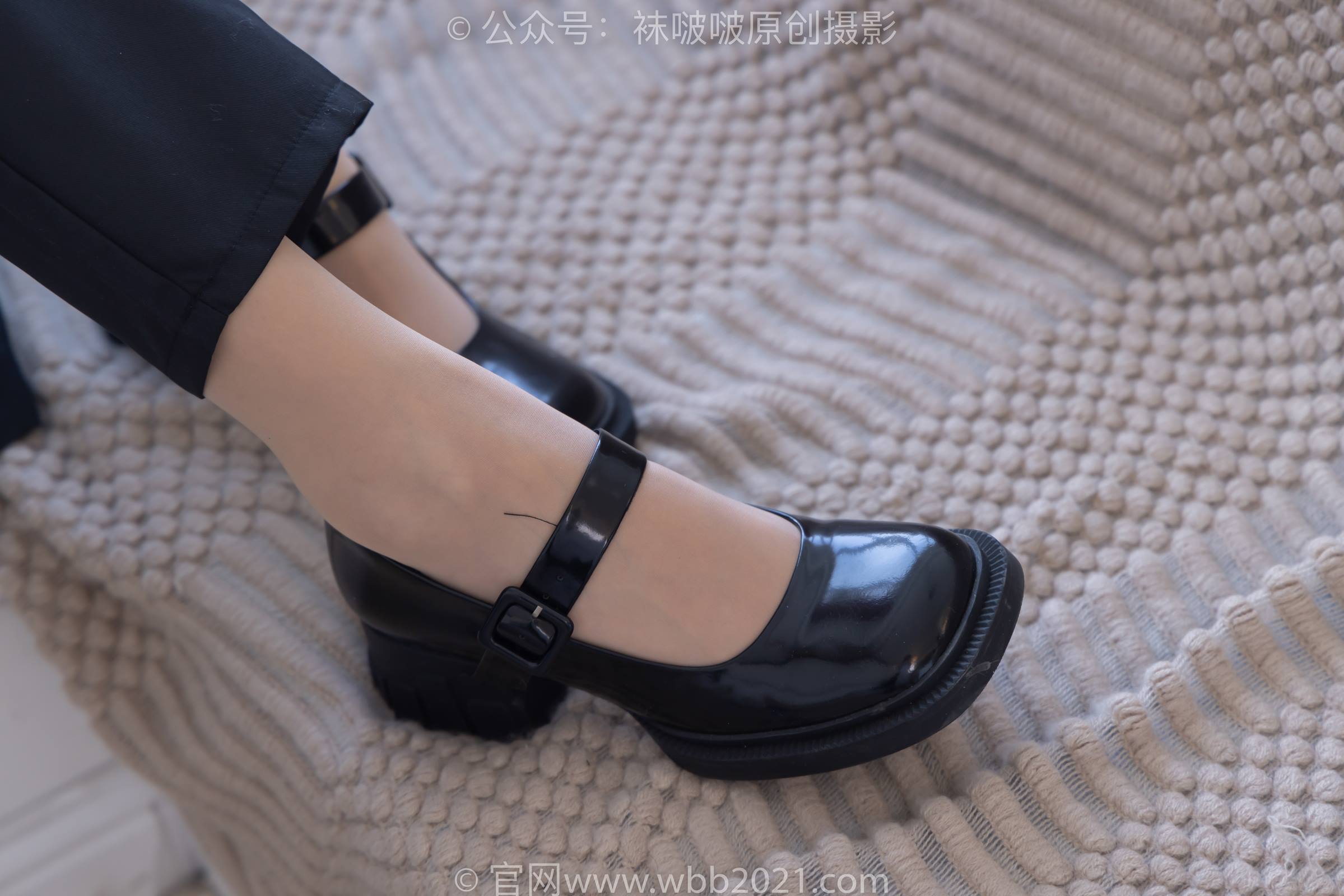 图片[45]-[BoBoSocks袜啵啵]NO.302 小甜豆稚予-三双皮鞋、板鞋、黑丝、两双肉丝、裤里丝[140P] – 速更版-美库