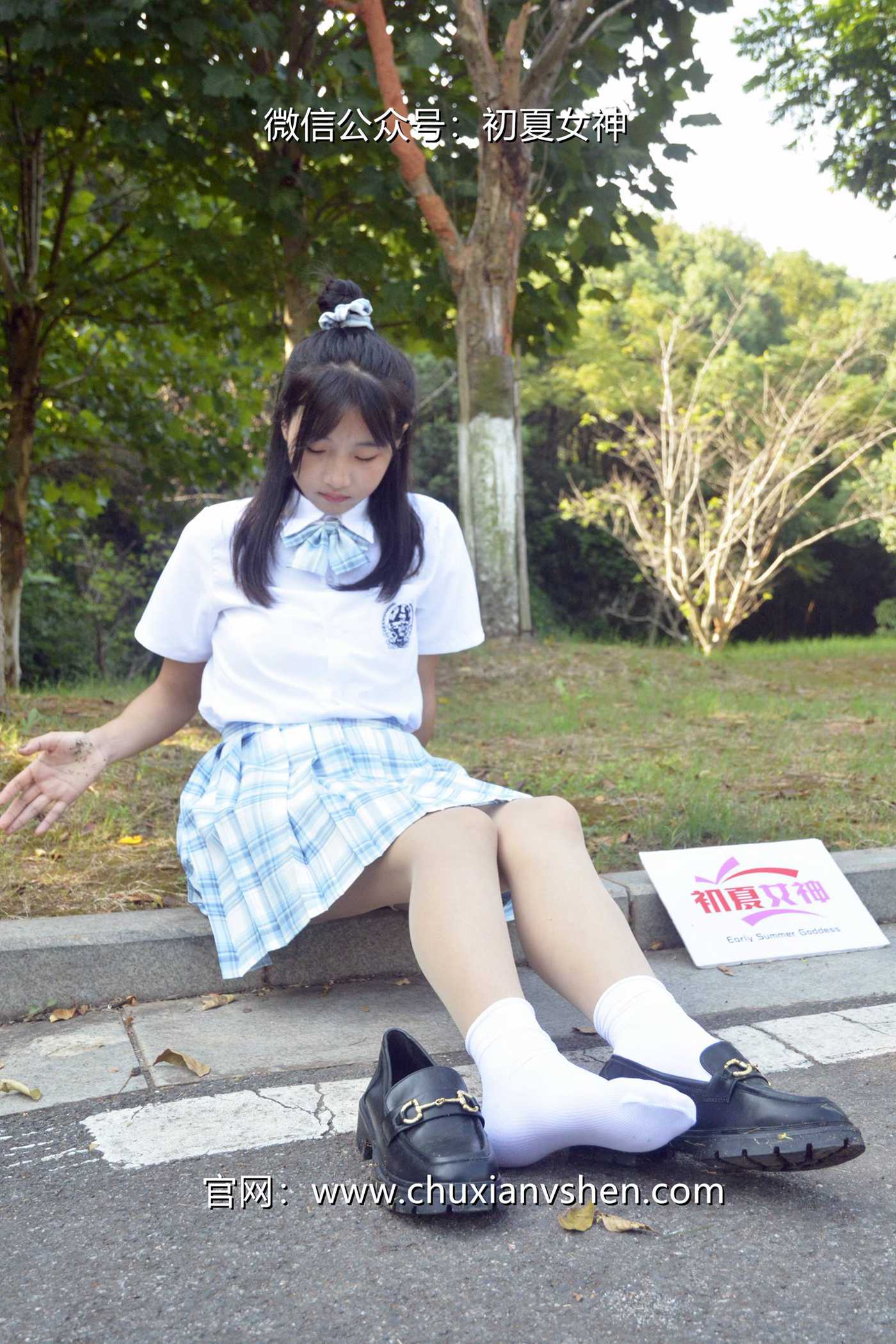 图片[66]-初夏女神 NO.081 点点 我的JK装[140P] – 速更版-美库