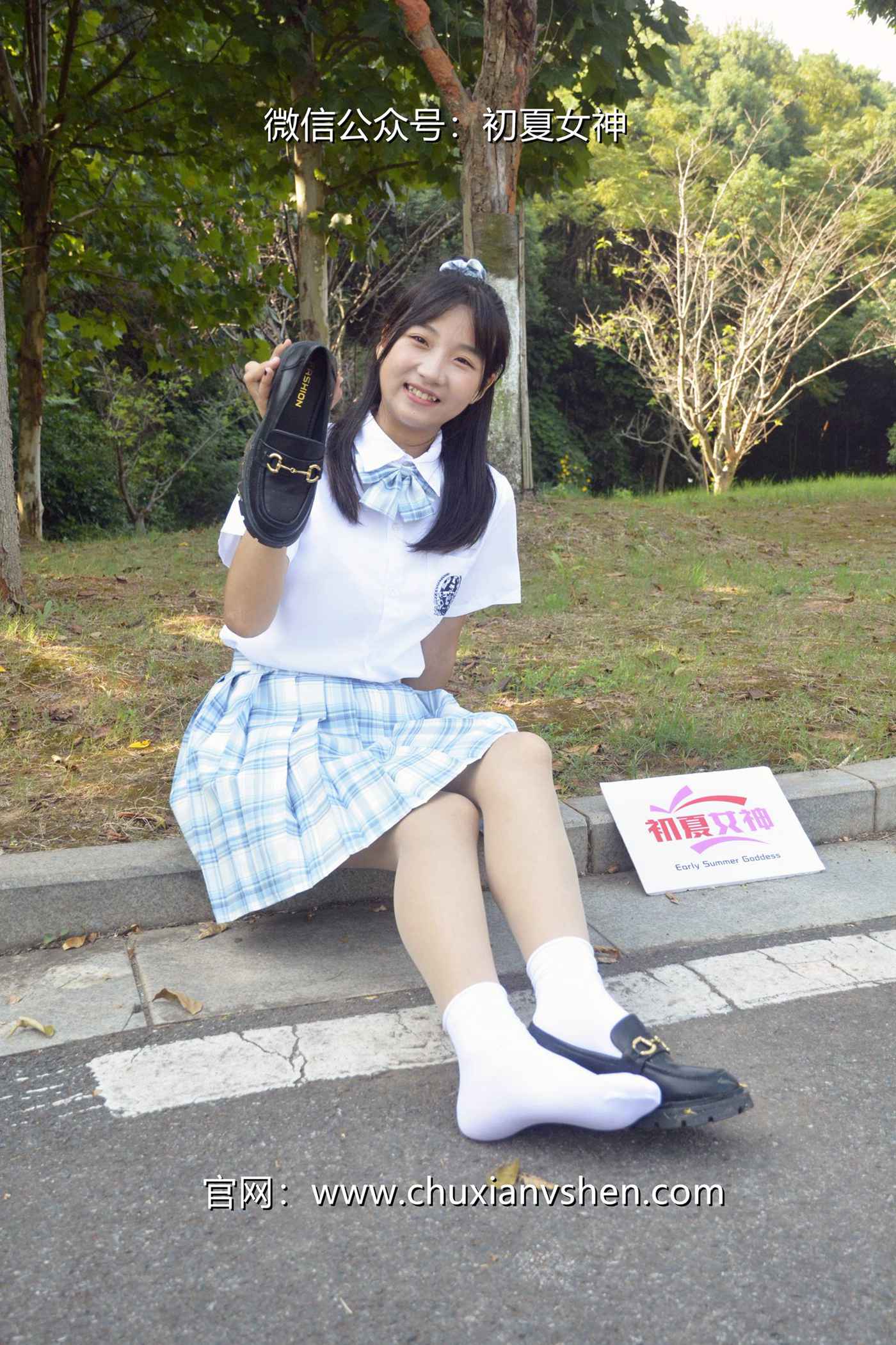 图片[68]-初夏女神 NO.081 点点 我的JK装[140P] – 速更版-美库