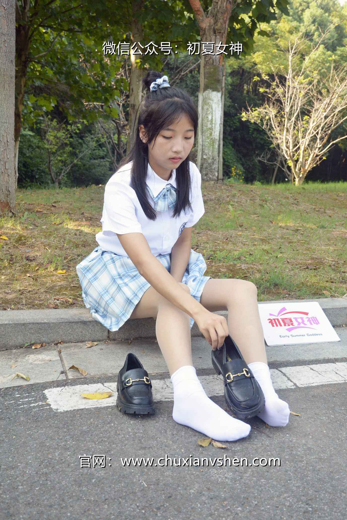 图片[71]-初夏女神 NO.081 点点 我的JK装[140P] – 速更版-美库