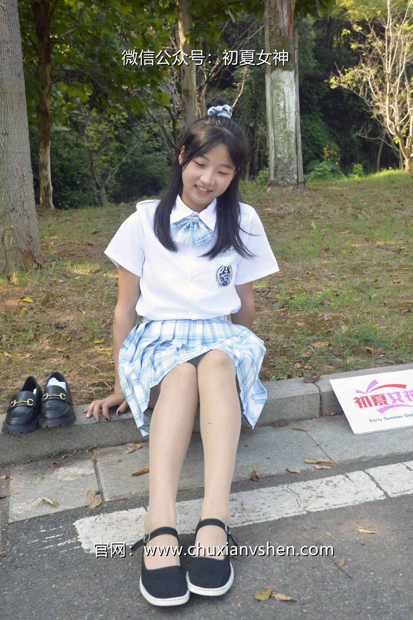 图片[73]-初夏女神 NO.081 点点 我的JK装[140P] – 速更版-美库