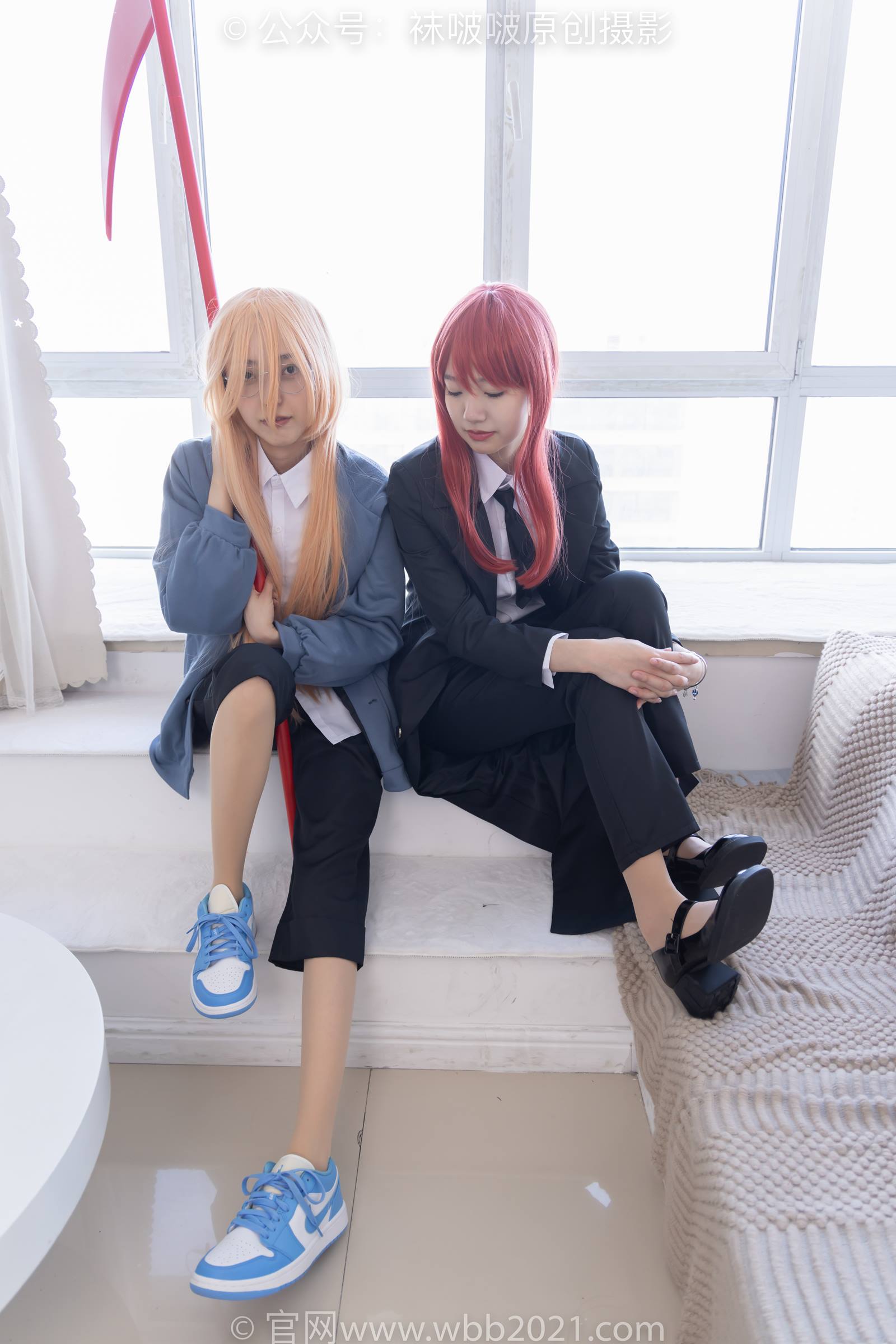 图片[53]-[BoBoSocks袜啵啵]NO.302 小甜豆稚予-三双皮鞋、板鞋、黑丝、两双肉丝、裤里丝[140P] – 速更版-美库