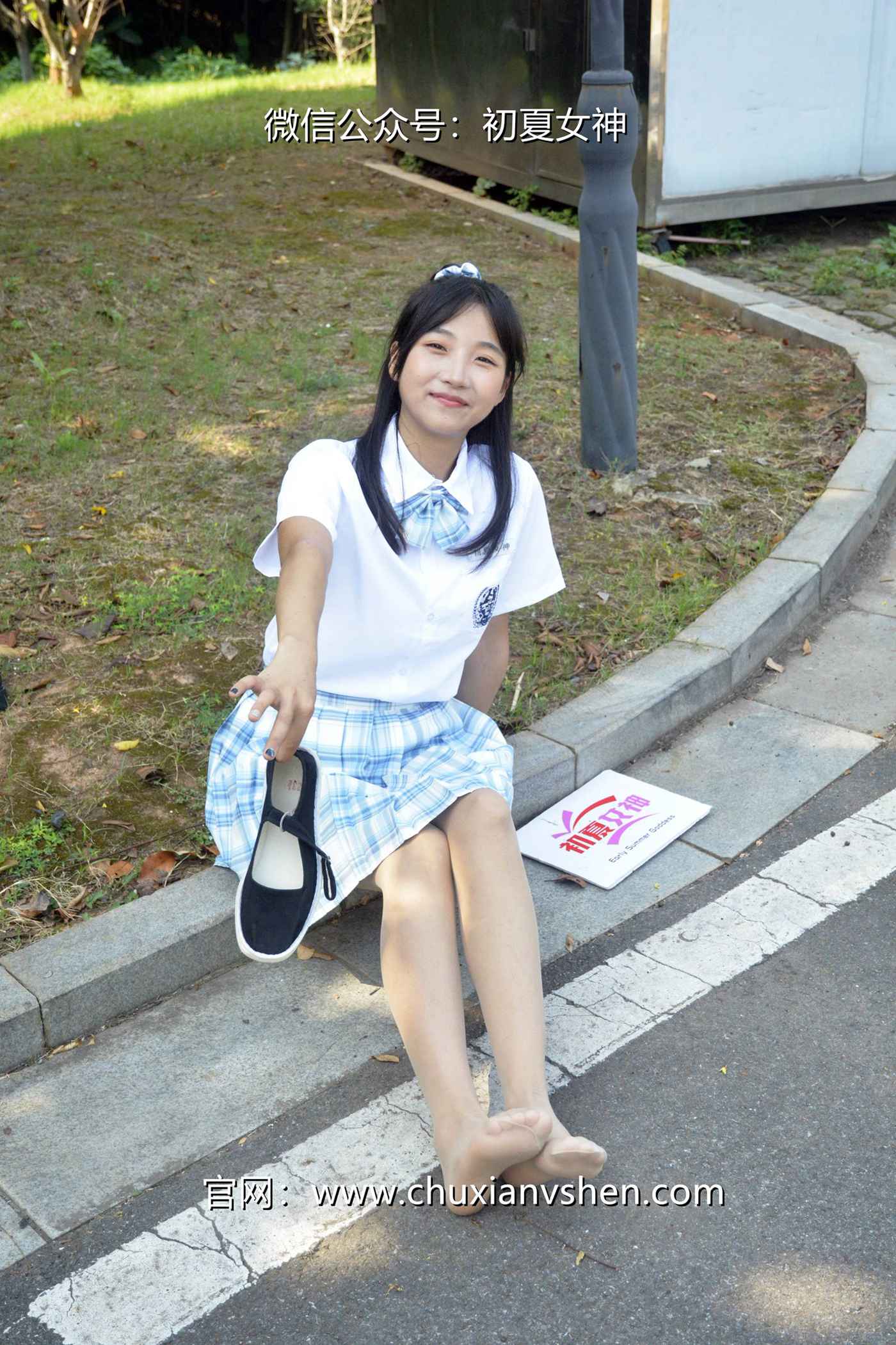 图片[76]-初夏女神 NO.081 点点 我的JK装[140P] – 速更版-美库