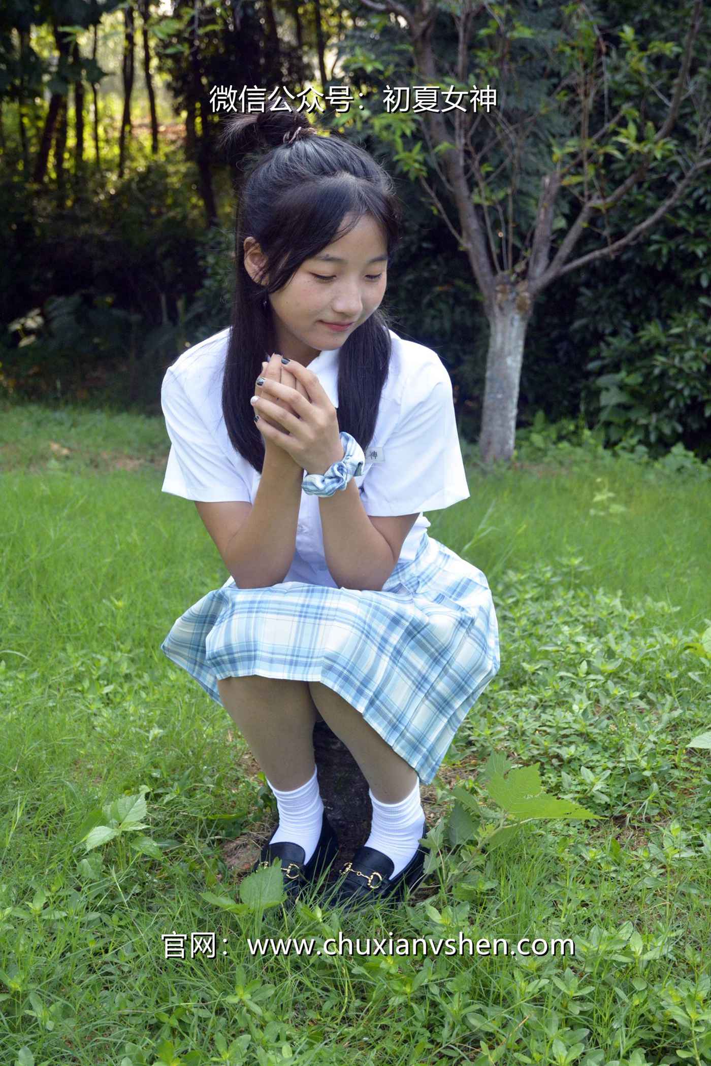 图片[79]-初夏女神 NO.081 点点 我的JK装[140P] – 速更版-美库