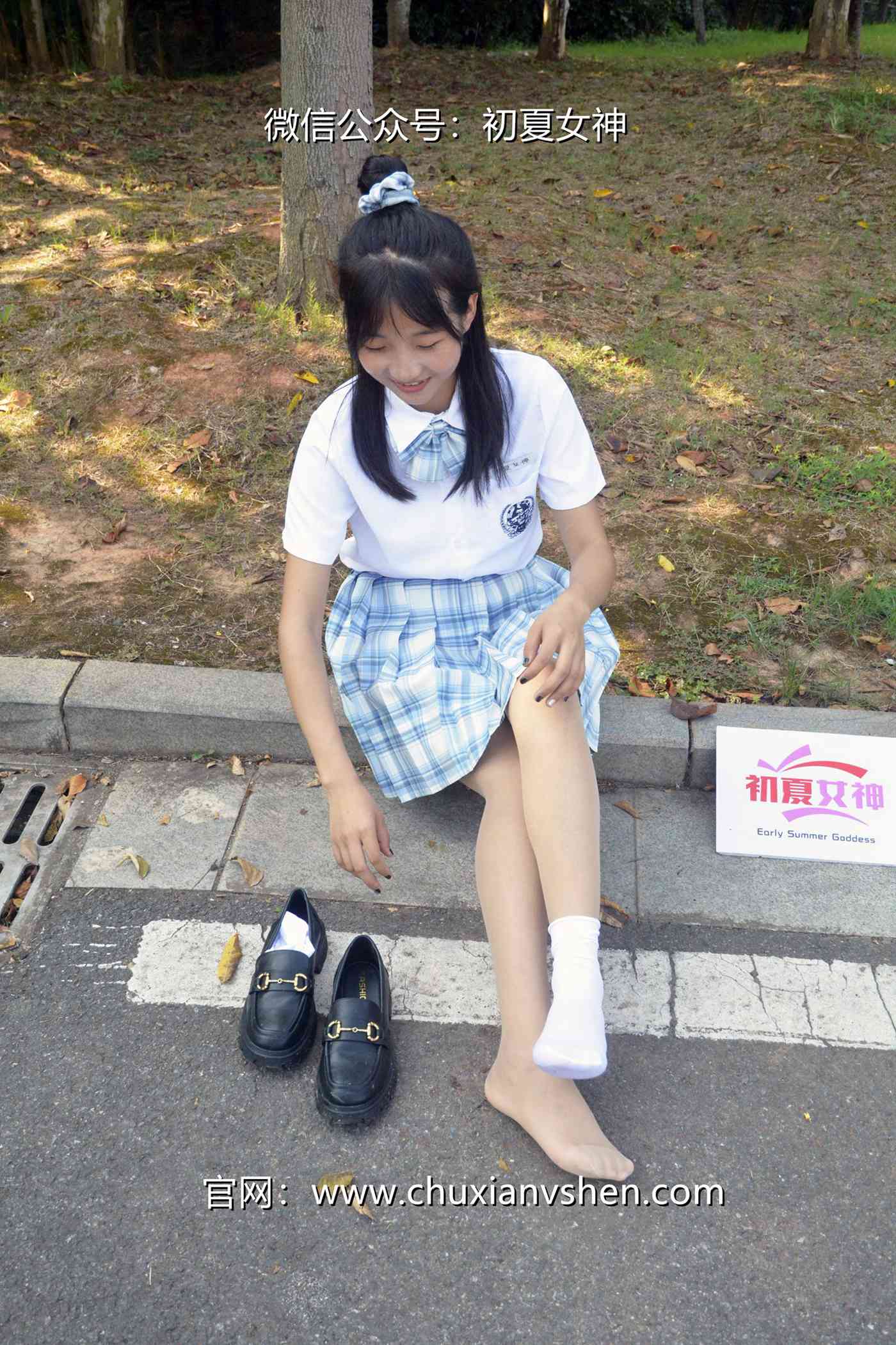 图片[80]-初夏女神 NO.081 点点 我的JK装[140P] – 速更版-美库