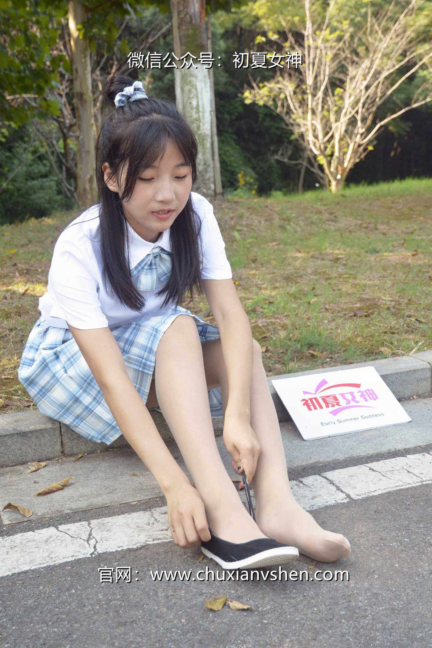 图片[81]-初夏女神 NO.081 点点 我的JK装[140P] – 速更版-美库