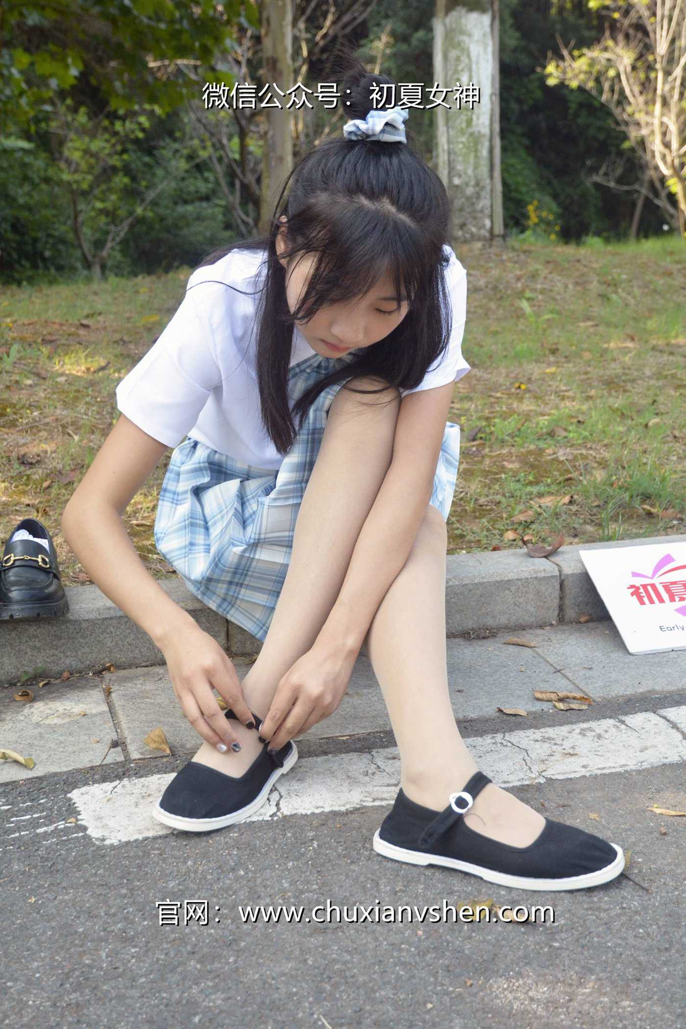 图片[82]-初夏女神 NO.081 点点 我的JK装[140P] – 速更版-美库