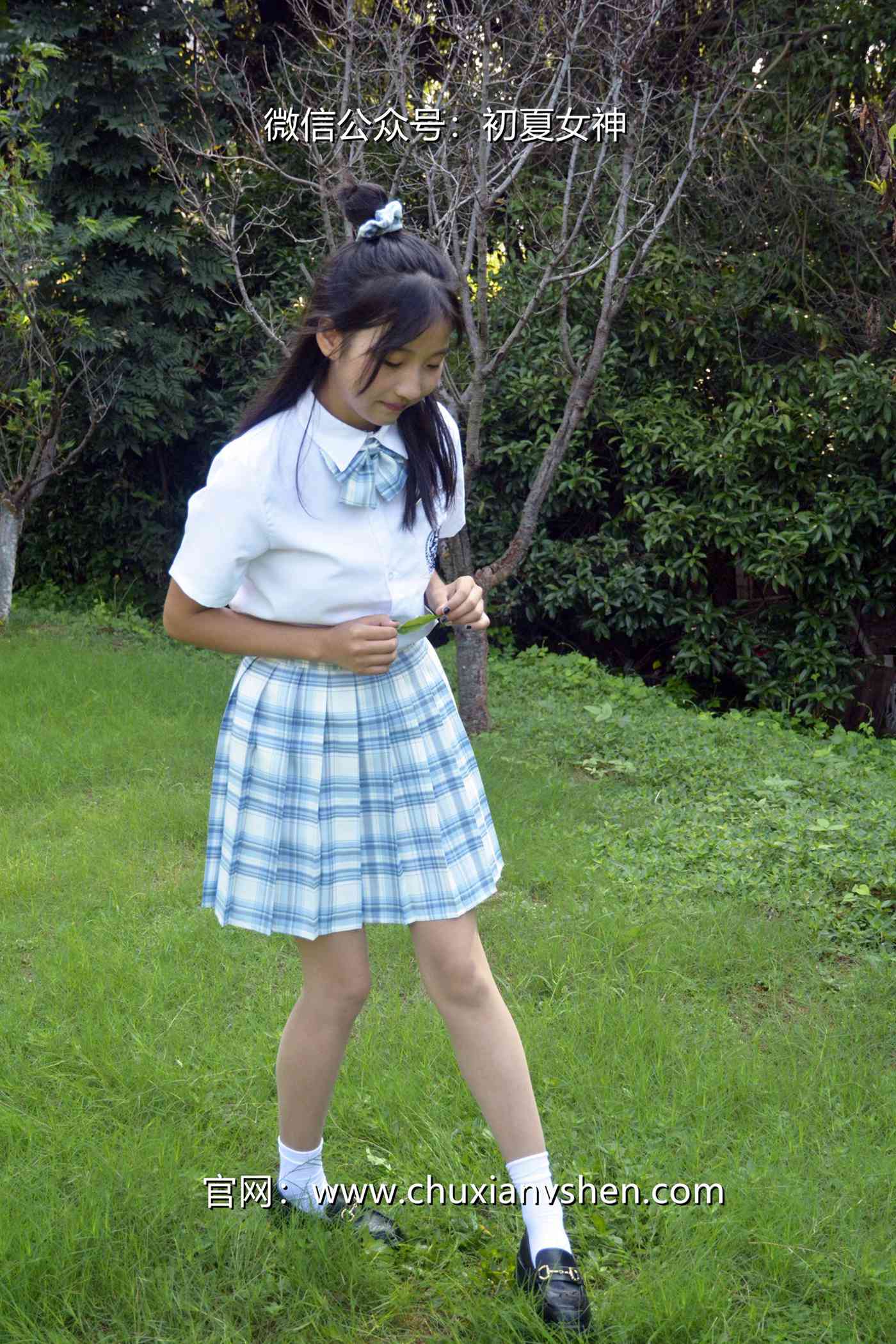 图片[83]-初夏女神 NO.081 点点 我的JK装[140P] – 速更版-美库