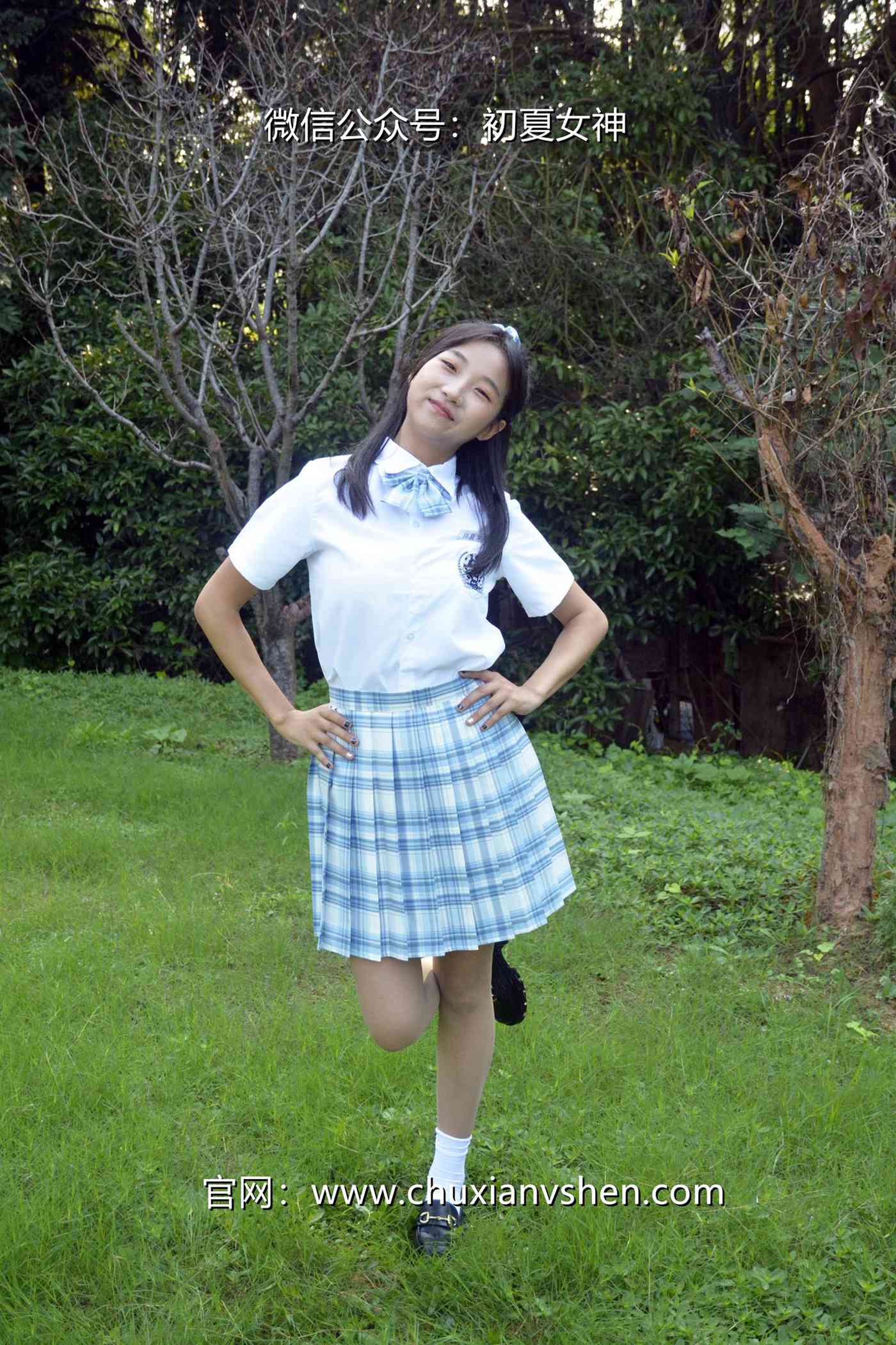 图片[84]-初夏女神 NO.081 点点 我的JK装[140P] – 速更版-美库