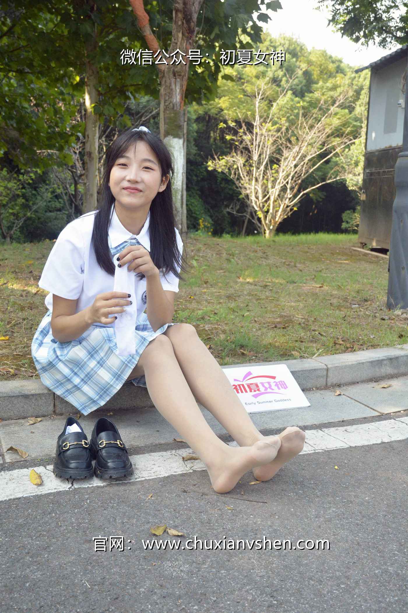 图片[87]-初夏女神 NO.081 点点 我的JK装[140P] – 速更版-美库