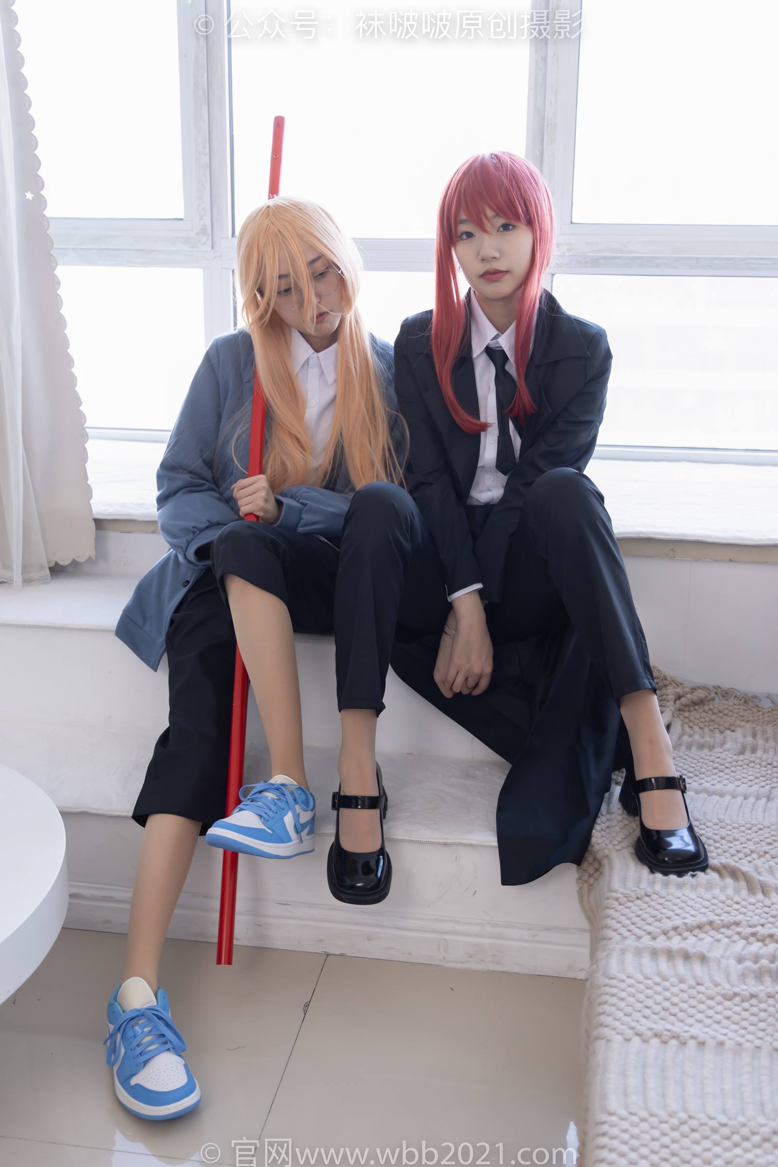 图片[72]-[BoBoSocks袜啵啵]NO.302 小甜豆稚予-三双皮鞋、板鞋、黑丝、两双肉丝、裤里丝[140P] – 速更版-美库