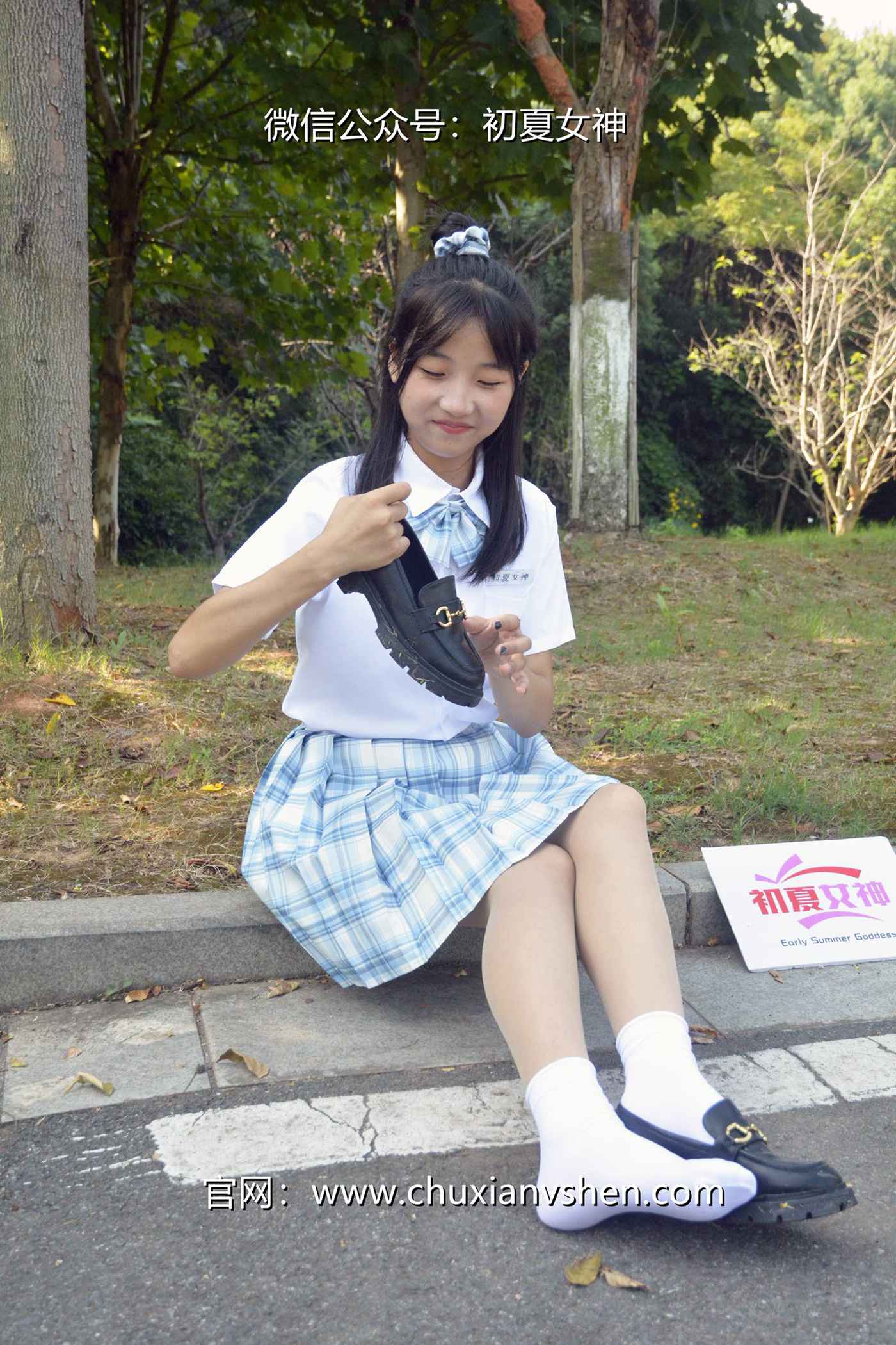 图片[93]-初夏女神 NO.081 点点 我的JK装[140P] – 速更版-美库