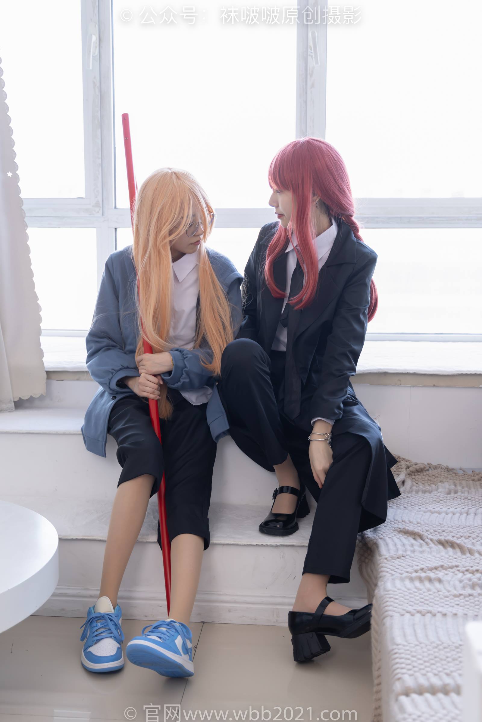 图片[77]-[BoBoSocks袜啵啵]NO.302 小甜豆稚予-三双皮鞋、板鞋、黑丝、两双肉丝、裤里丝[140P] – 速更版-美库