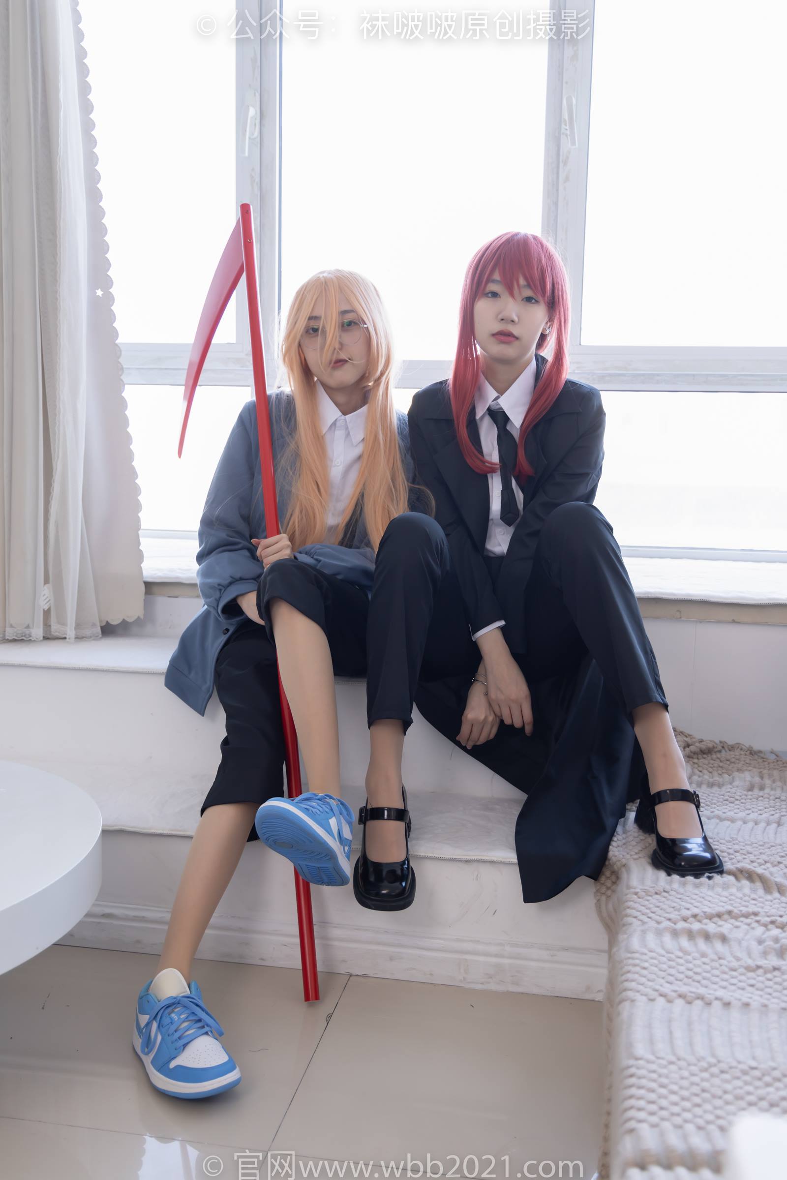 图片[81]-[BoBoSocks袜啵啵]NO.302 小甜豆稚予-三双皮鞋、板鞋、黑丝、两双肉丝、裤里丝[140P] – 速更版-美库