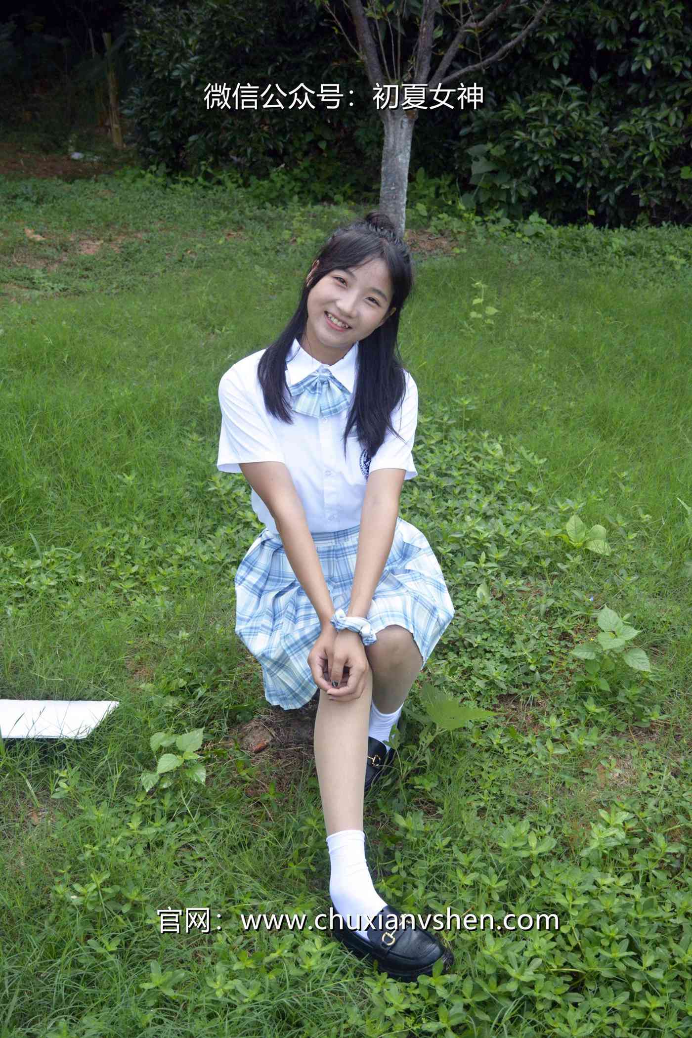 图片[105]-初夏女神 NO.081 点点 我的JK装[140P] – 速更版-美库