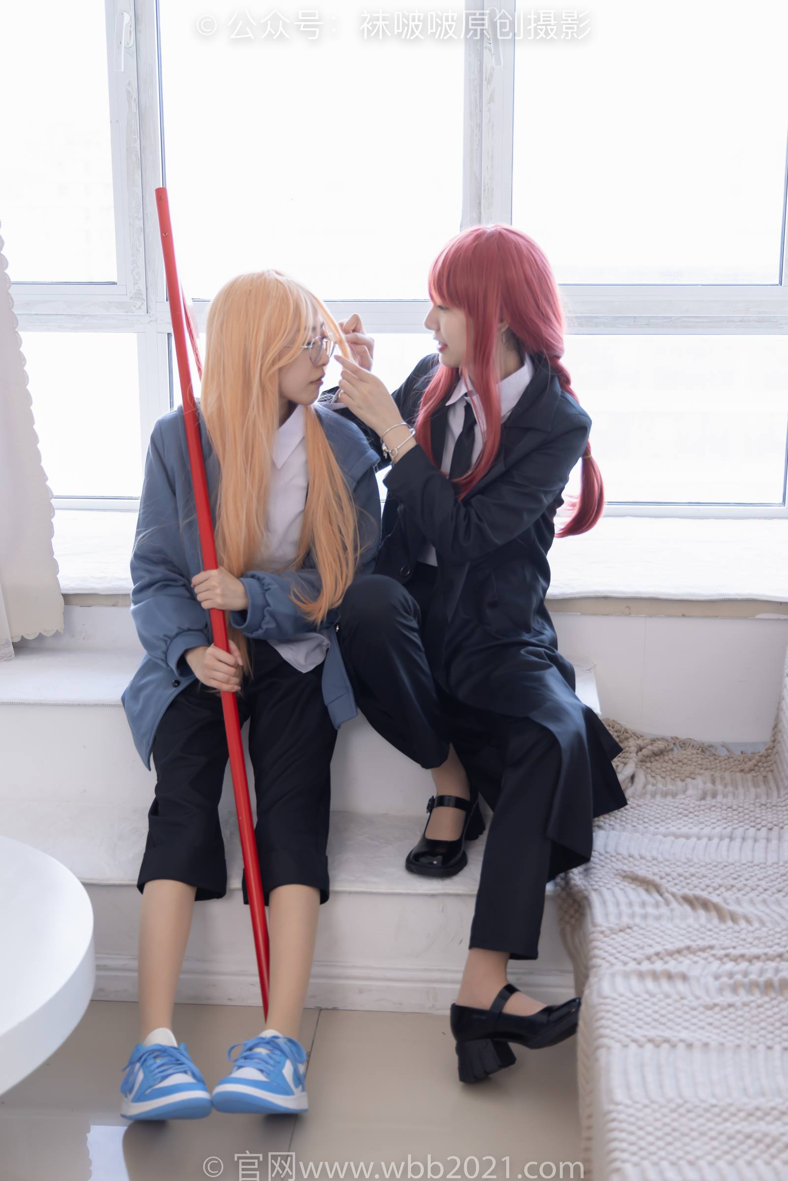 图片[83]-[BoBoSocks袜啵啵]NO.302 小甜豆稚予-三双皮鞋、板鞋、黑丝、两双肉丝、裤里丝[140P] – 速更版-美库