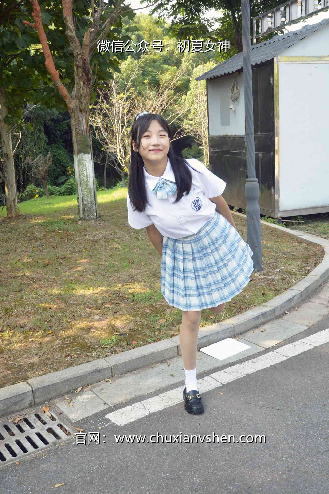 图片[112]-初夏女神 NO.081 点点 我的JK装[140P] – 速更版-美库