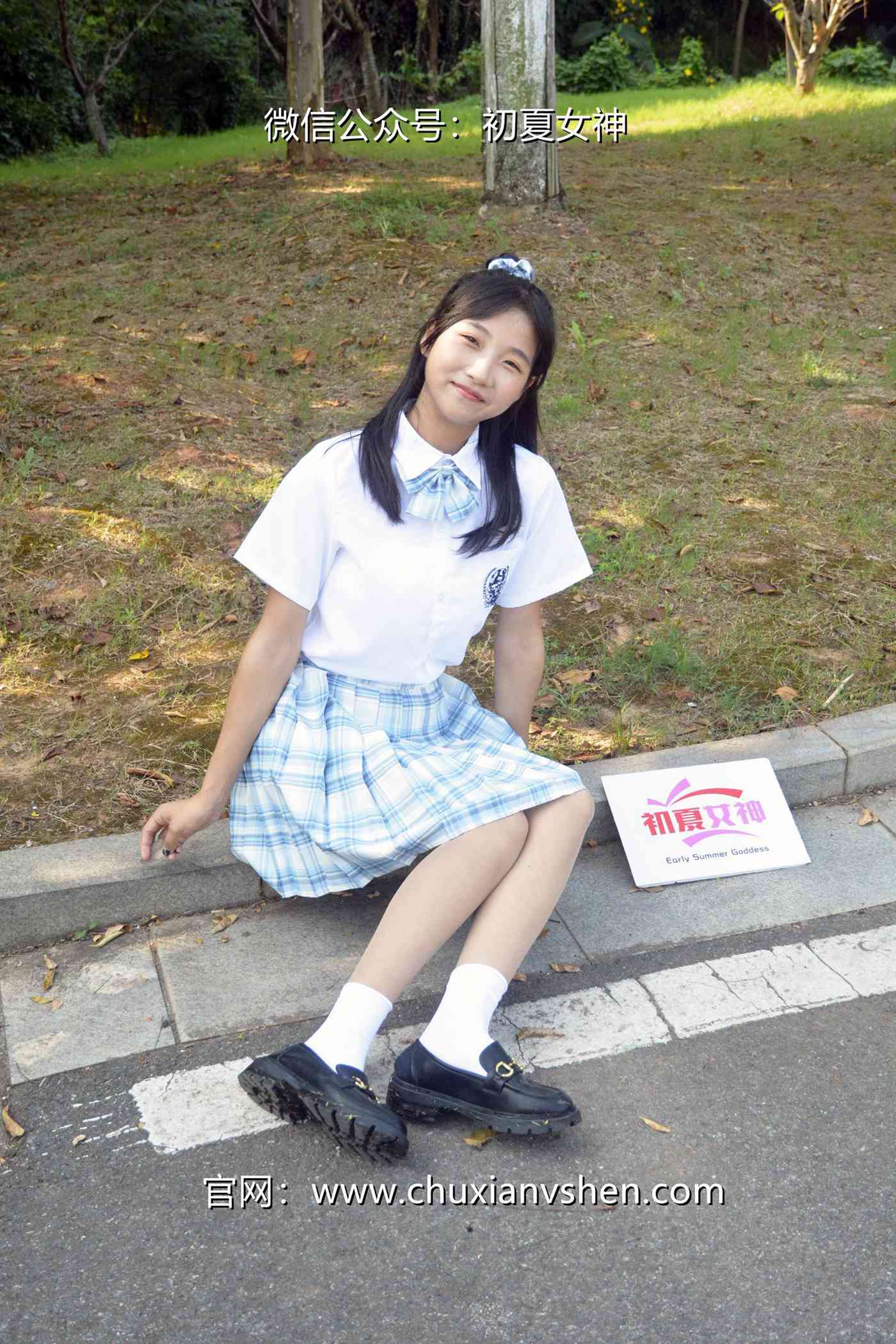 图片[118]-初夏女神 NO.081 点点 我的JK装[140P] – 速更版-美库