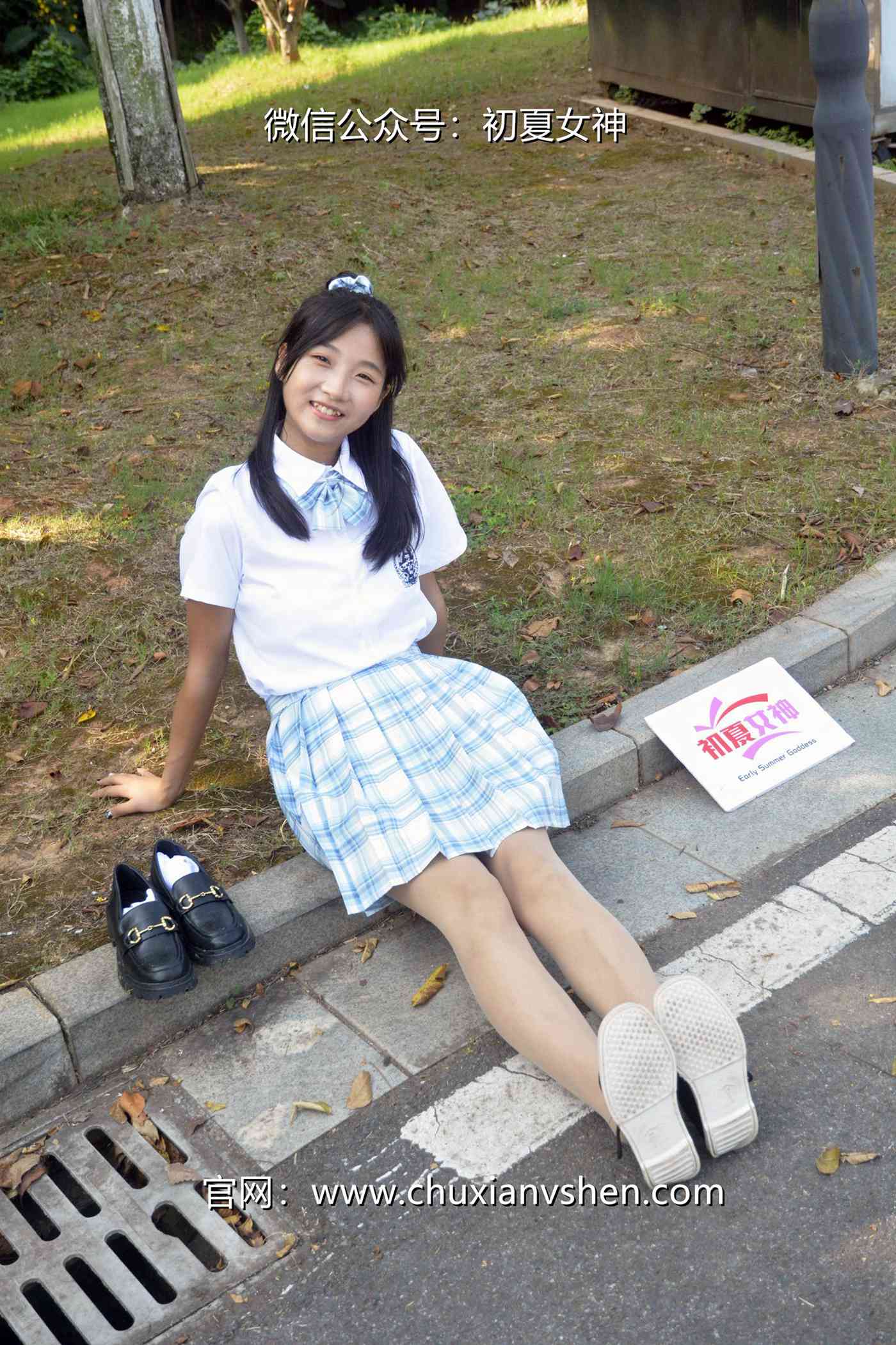 图片[121]-初夏女神 NO.081 点点 我的JK装[140P] – 速更版-美库