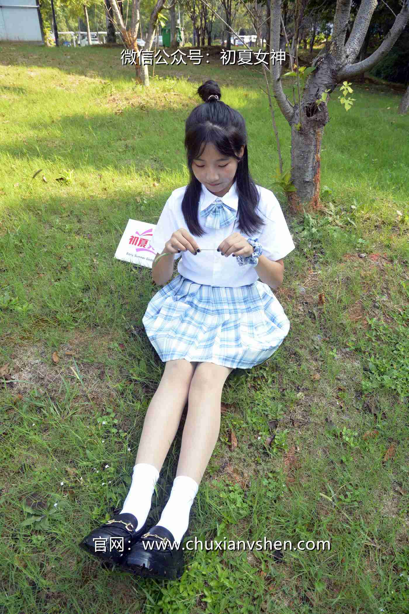 图片[125]-初夏女神 NO.081 点点 我的JK装[140P] – 速更版-美库