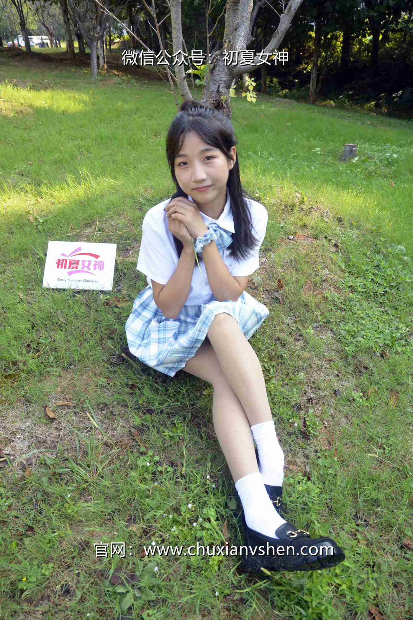 图片[129]-初夏女神 NO.081 点点 我的JK装[140P] – 速更版-美库