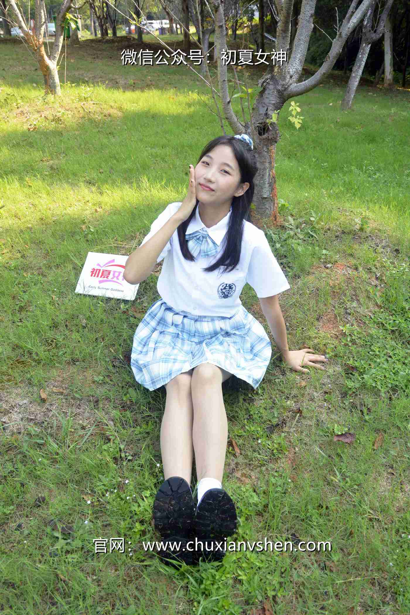 图片[131]-初夏女神 NO.081 点点 我的JK装[140P] – 速更版-美库