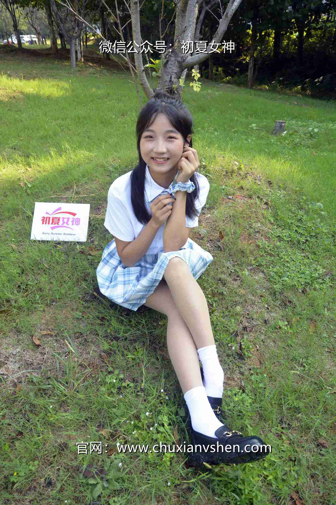 图片[133]-初夏女神 NO.081 点点 我的JK装[140P] – 速更版-美库