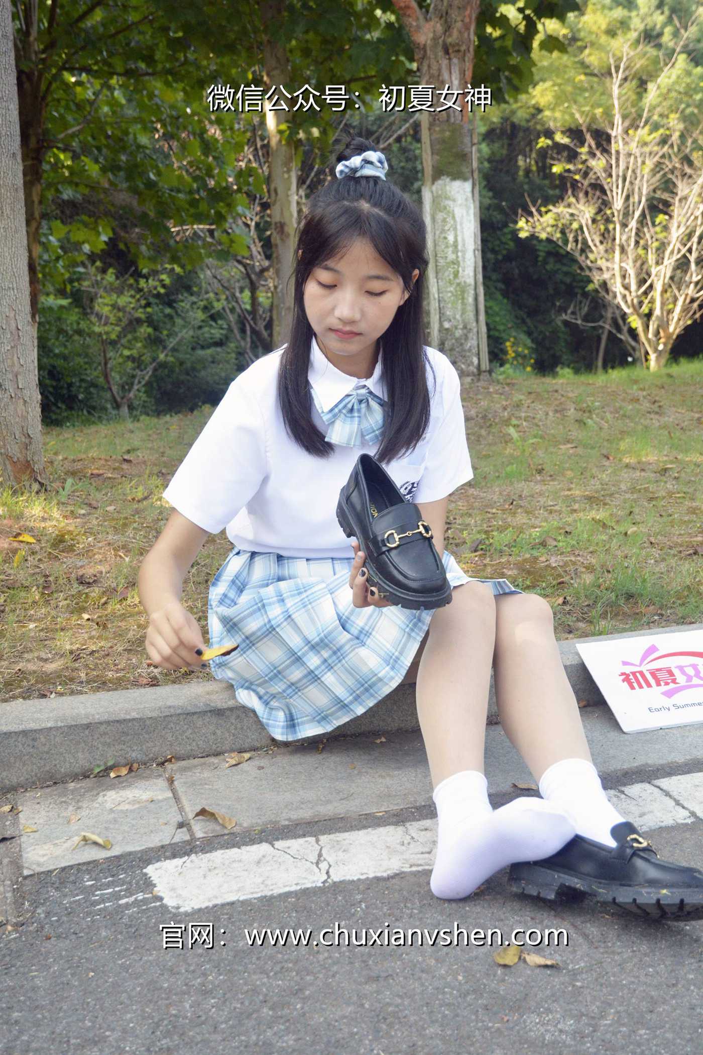 图片[138]-初夏女神 NO.081 点点 我的JK装[140P] – 速更版-美库