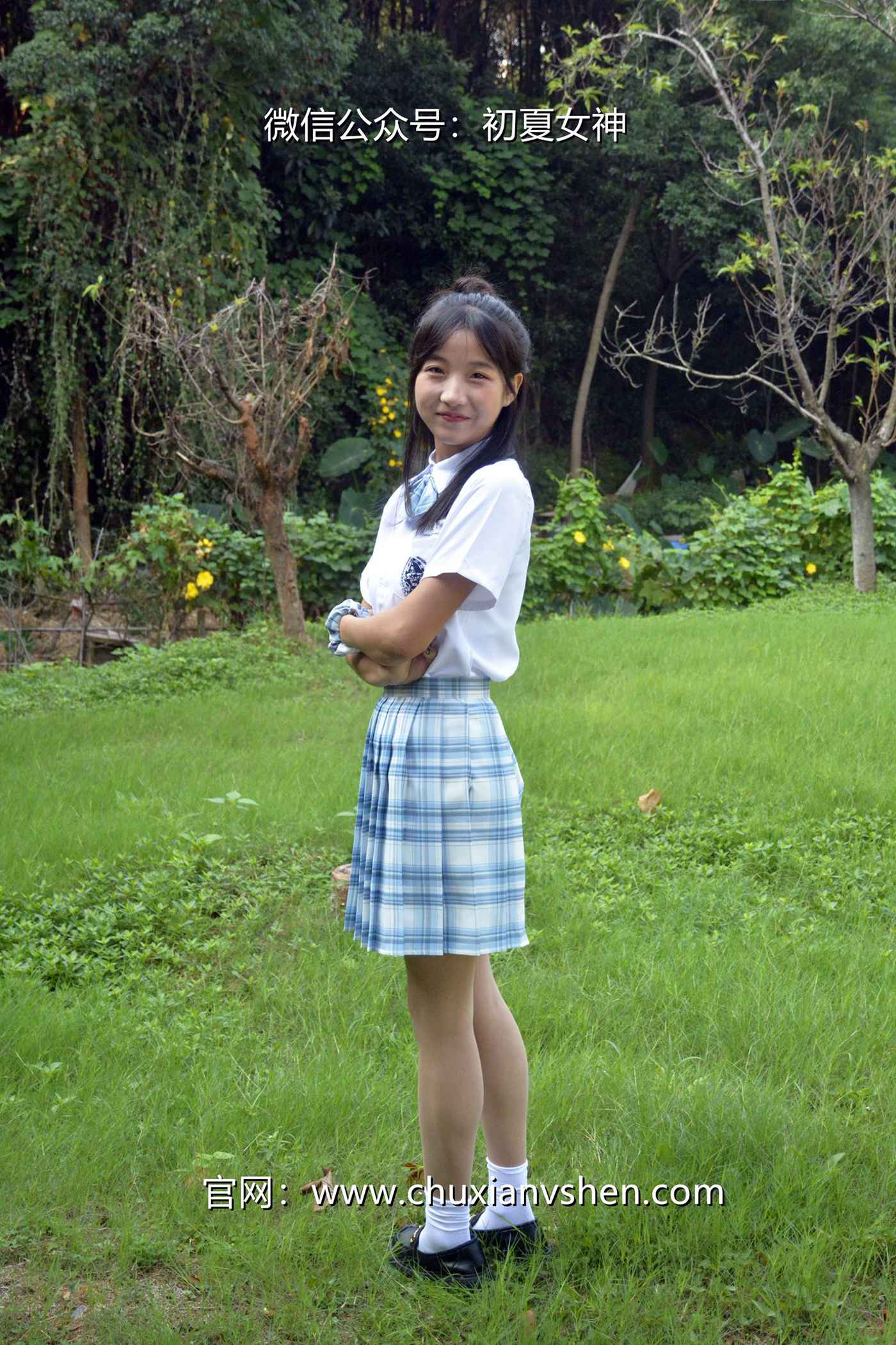 图片[142]-初夏女神 NO.081 点点 我的JK装[140P] – 速更版-美库