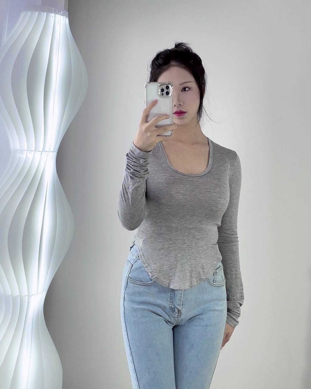 图片[19]-抖娘-利世 – 牛仔裤[22P] – 速更版-美库