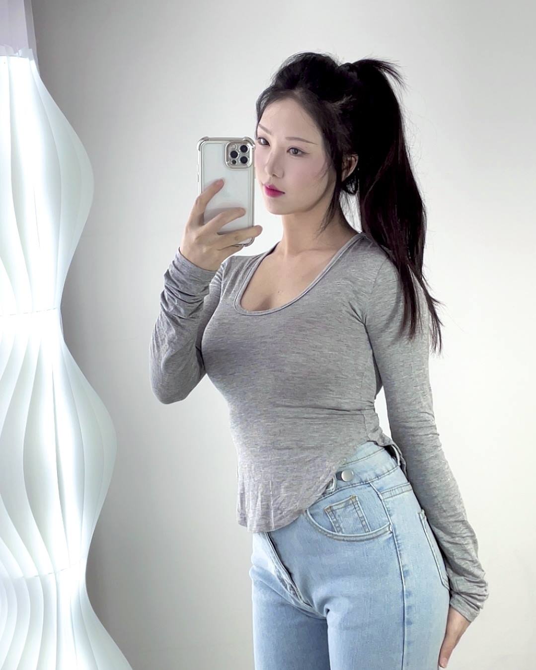 图片[21]-抖娘-利世 – 牛仔裤[22P] – 速更版-美库