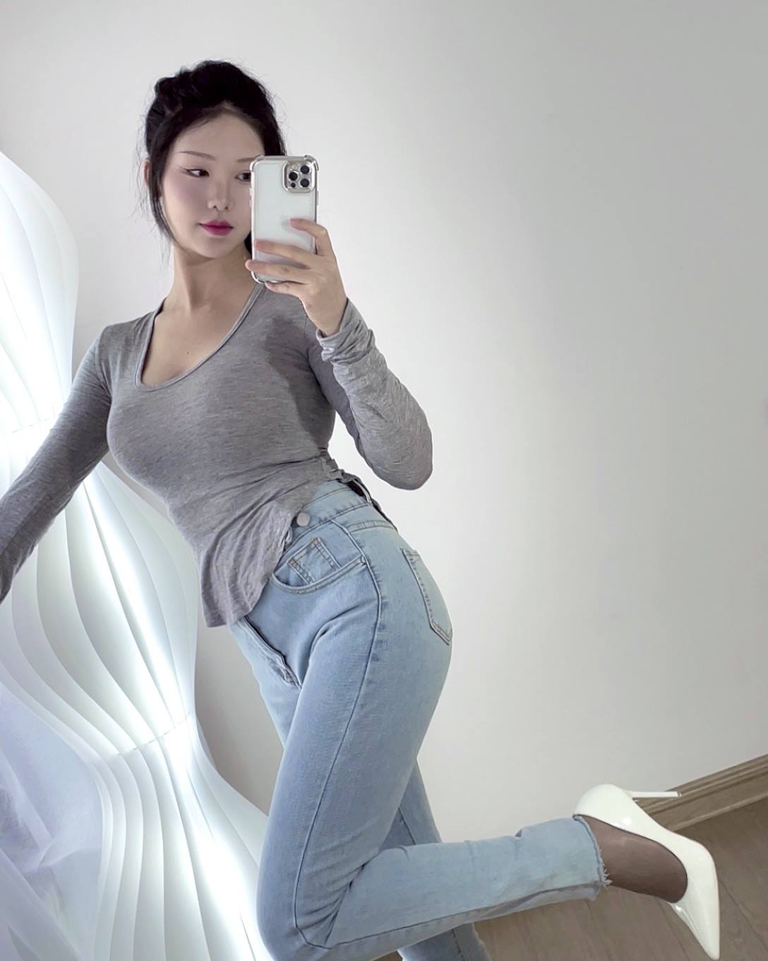 图片[22]-抖娘-利世 – 牛仔裤[22P] – 速更版-美库