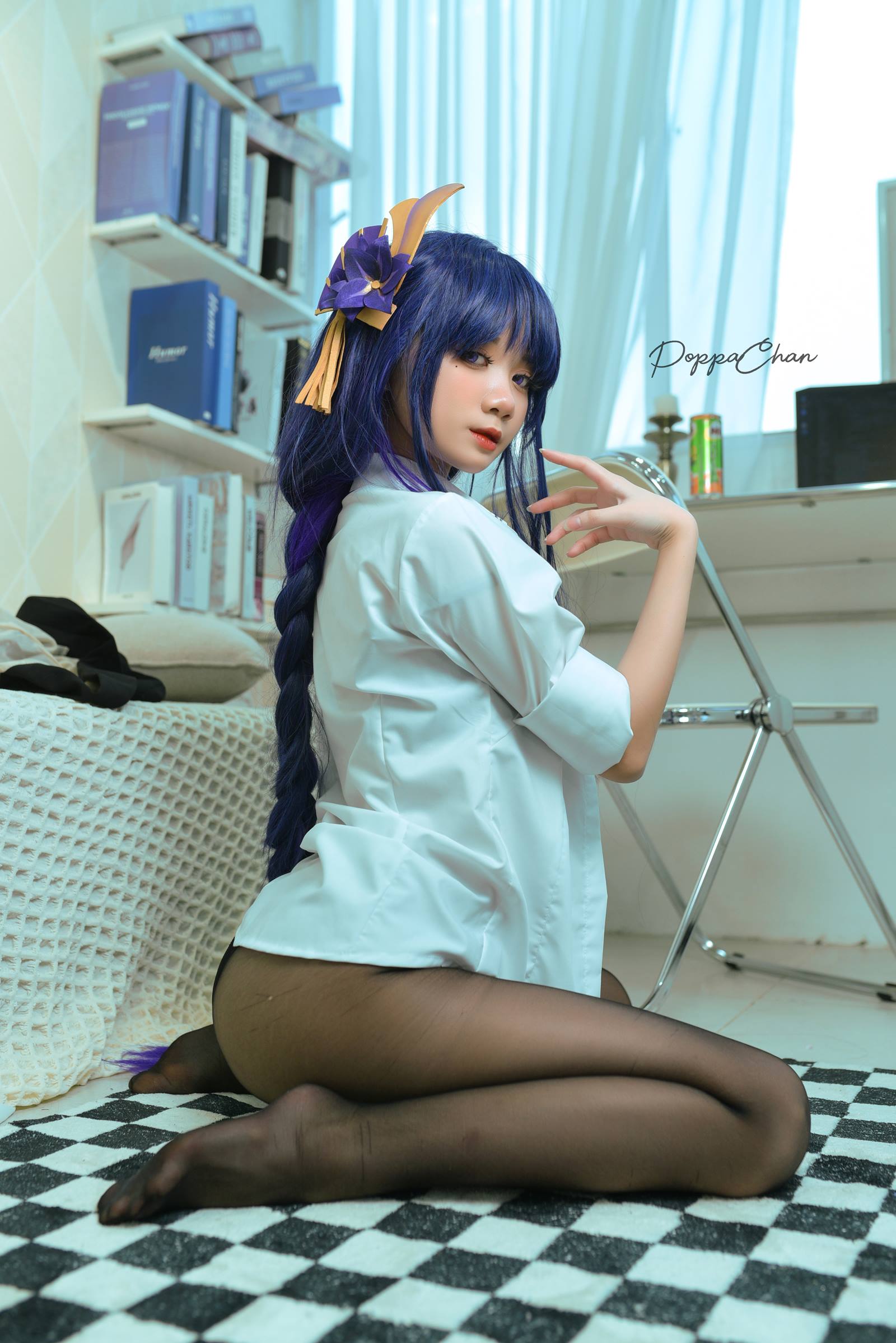 图片[12]-PoppaChan – Raiden Shogun Officer[11P] – 速更版-美库