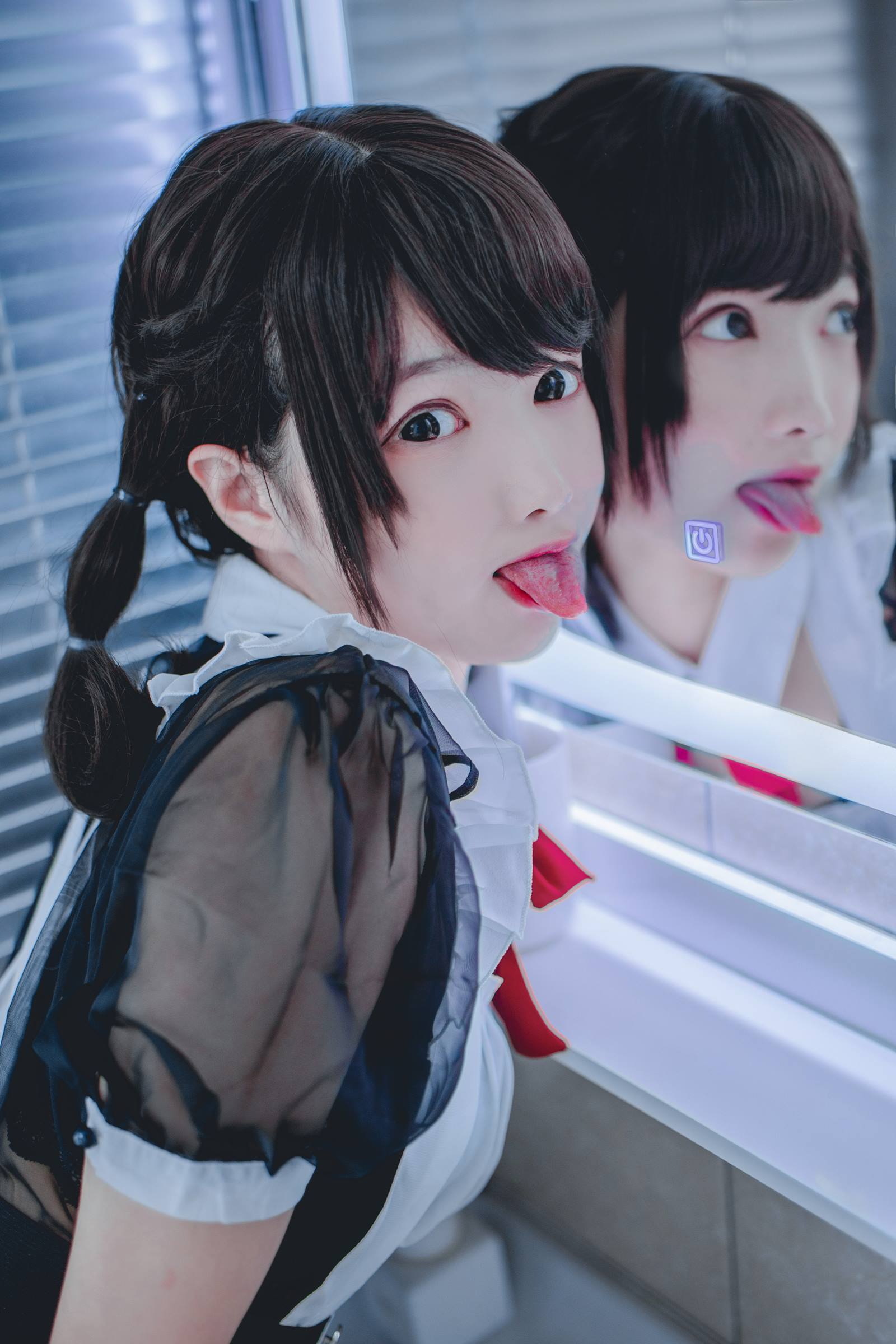 图片[14]-羽天shine – 黑色女仆[28P] – 速更版-美库