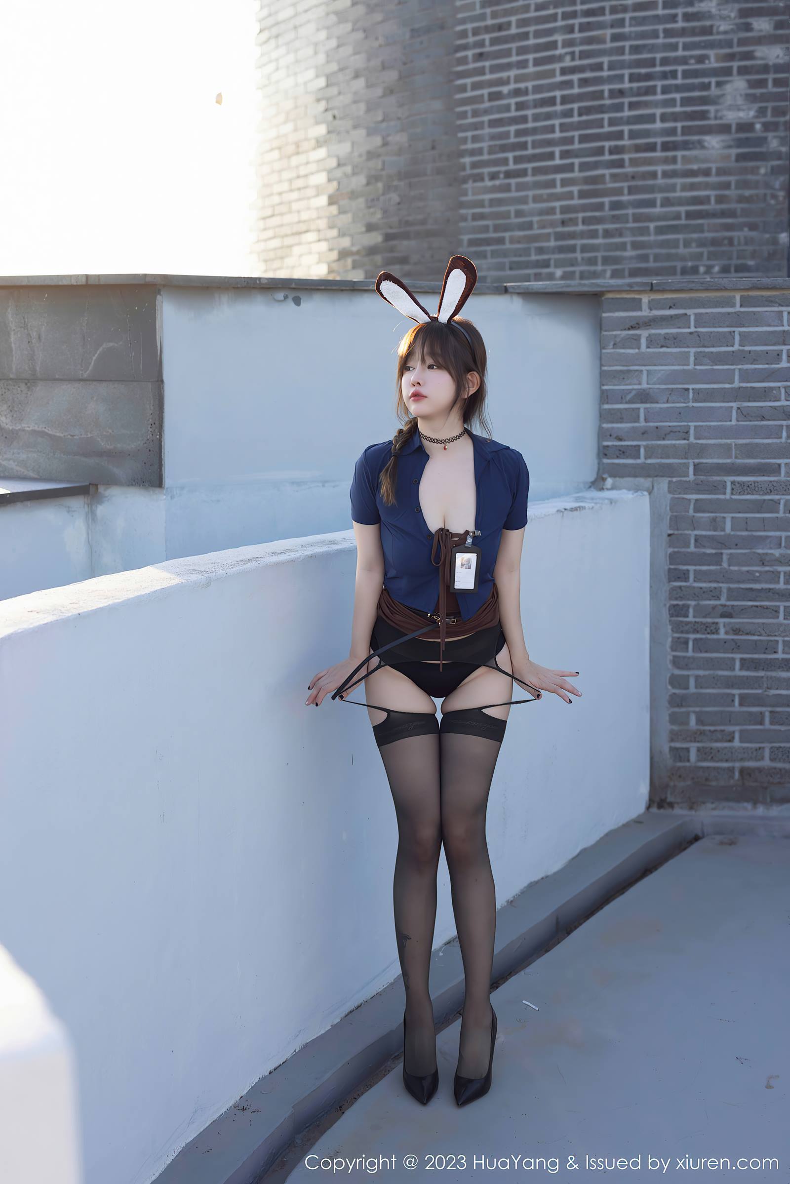 图片[20]-[HuaYang花漾show]2023.12.01 VOL.555 王雨纯 兔子黑丝 [24+1P] – 速更版-美库