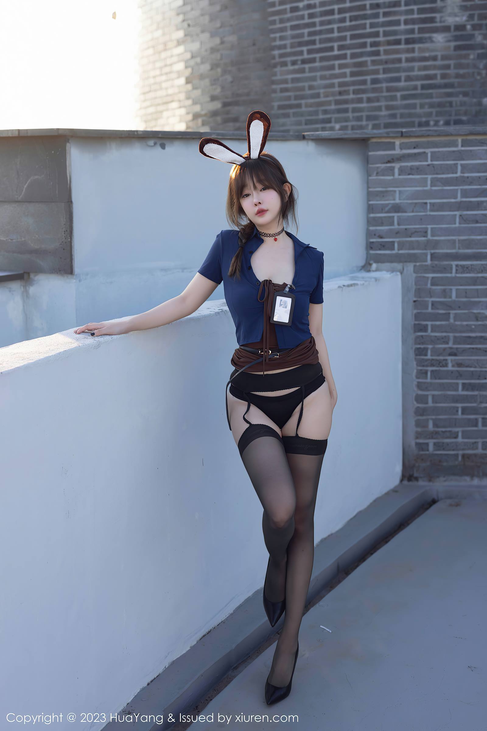 图片[21]-[HuaYang花漾show]2023.12.01 VOL.555 王雨纯 兔子黑丝 [24+1P] – 速更版-美库