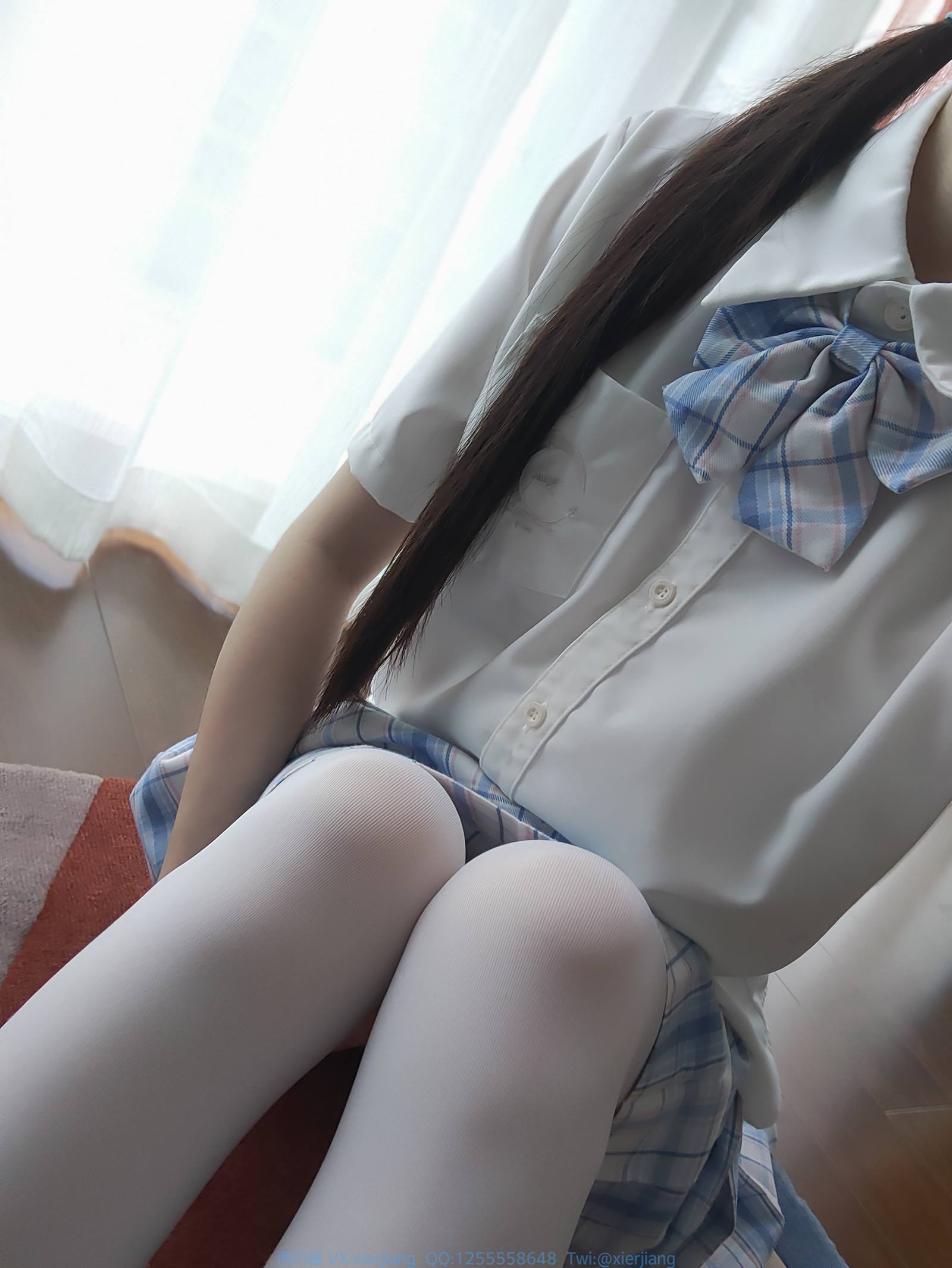 图片[11]-西尔酱 – 棉花糖白丝JK[37P] – 速更版-美库